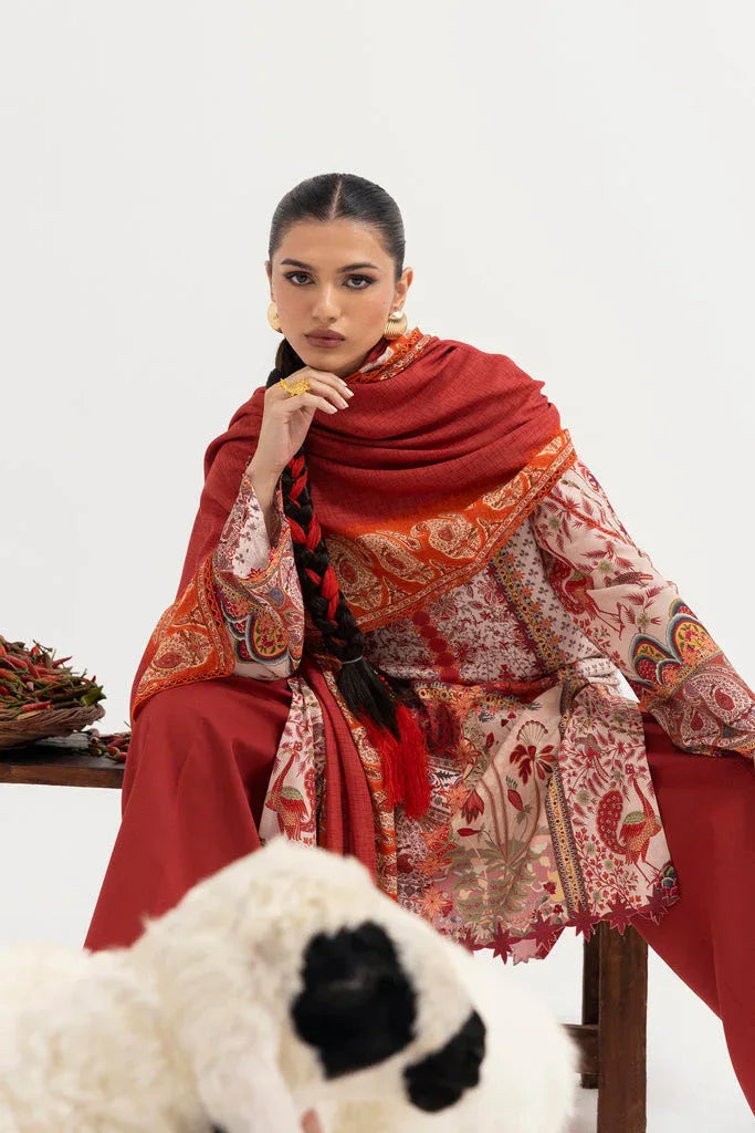 Sana Safinaz | Mahay Winter 25 | H255-003A - Rang-e-Khaas