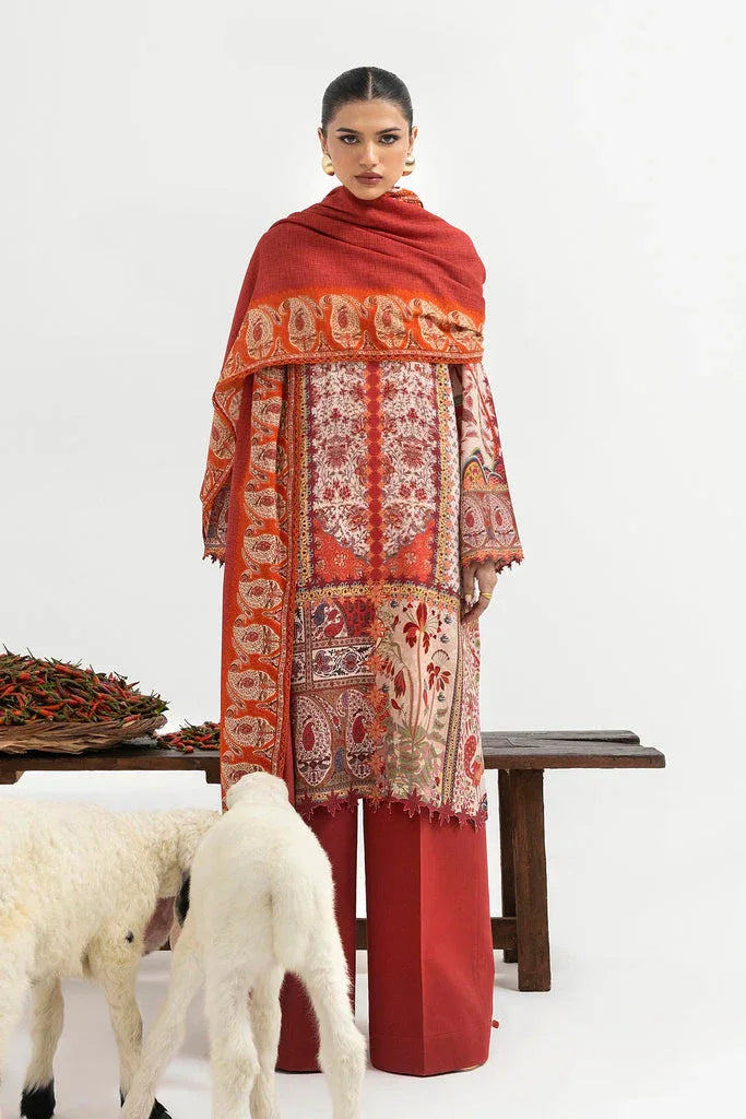 Sana Safinaz | Mahay Winter 25 | H255-003A - Rang-e-Khaas