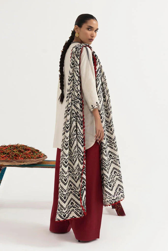 Sana Safinaz | Mahay Winter 25 | H255-004A-3CY - Rang-e-Khaas