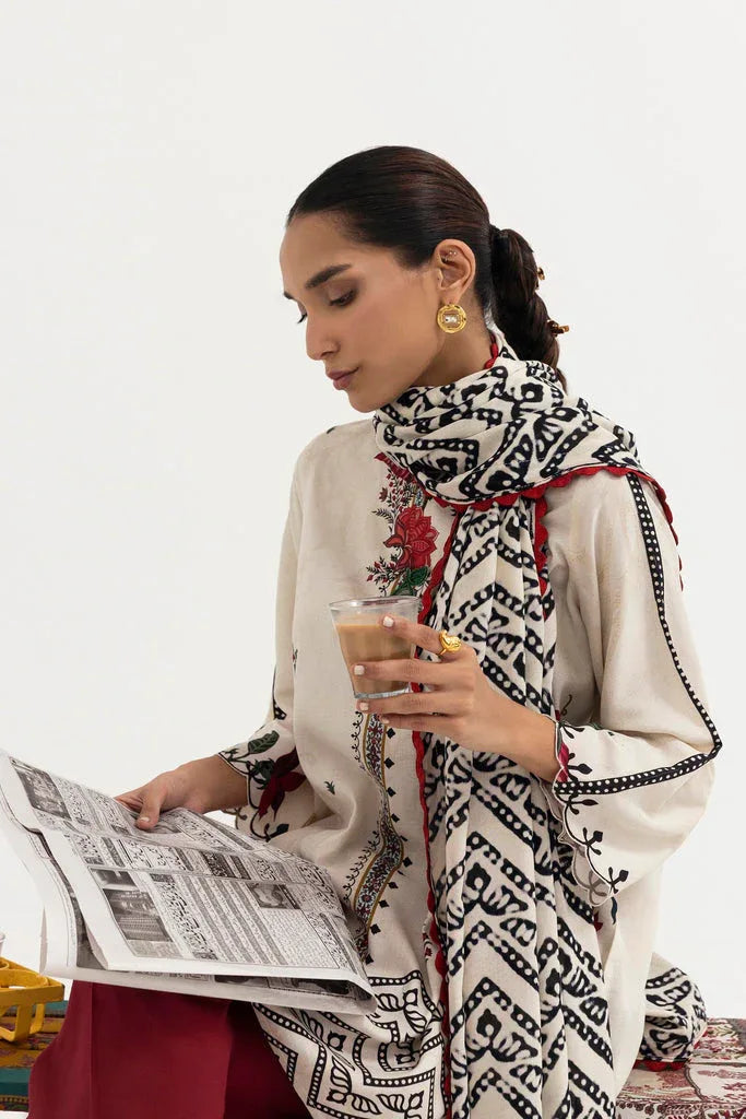 Sana Safinaz | Mahay Winter 25 | H255-004A-3CY - Rang-e-Khaas