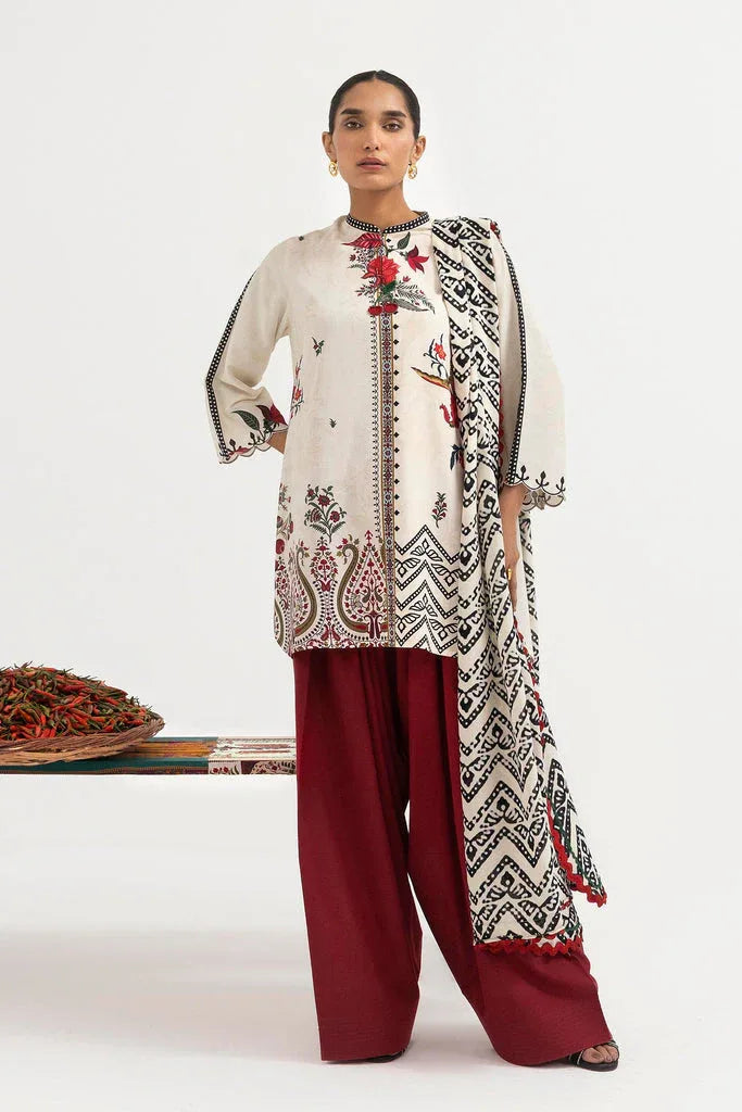 Sana Safinaz | Mahay Winter 25 | H255-004A-3CY - Rang-e-Khaas