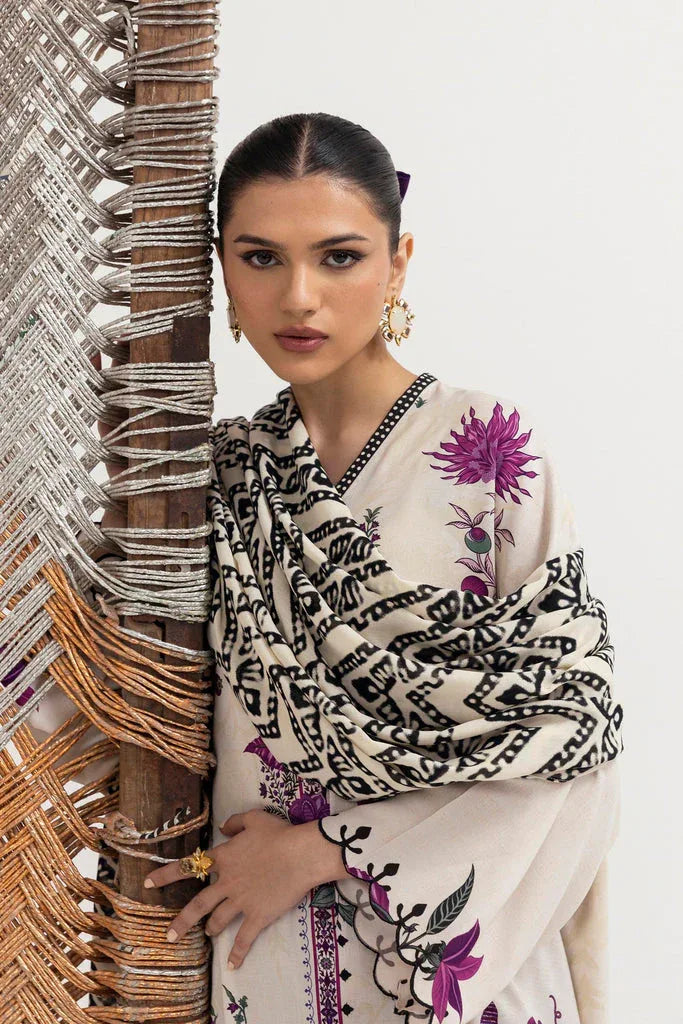 Sana Safinaz | Mahay Winter 25 | H255-004B-3CY - Rang-e-Khaas