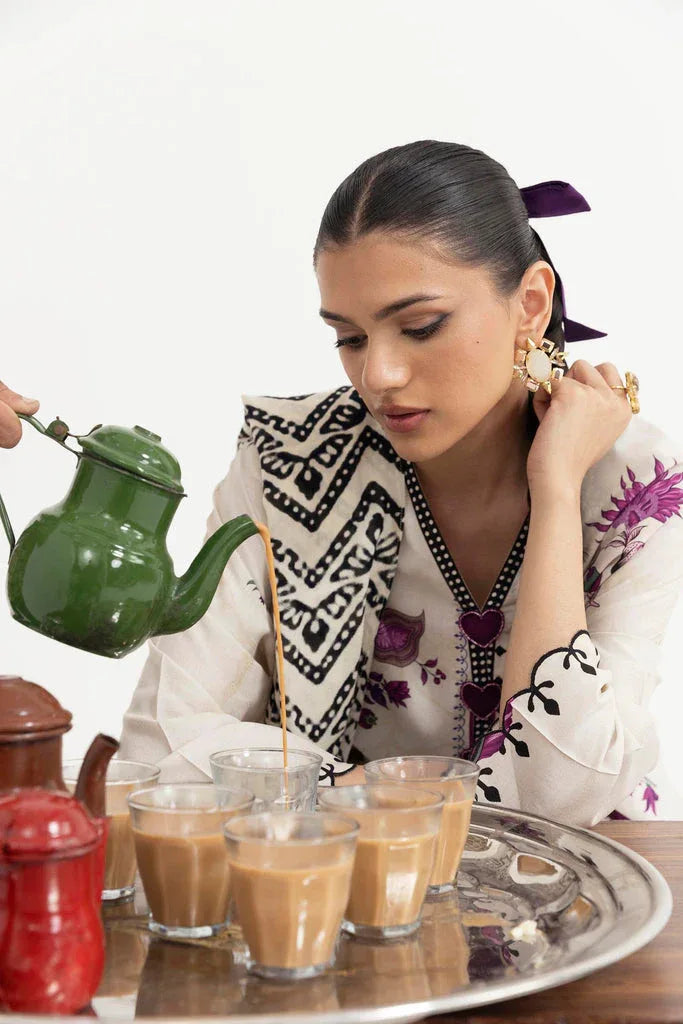 Sana Safinaz | Mahay Winter 25 | H255-004B-3CY - Rang-e-Khaas
