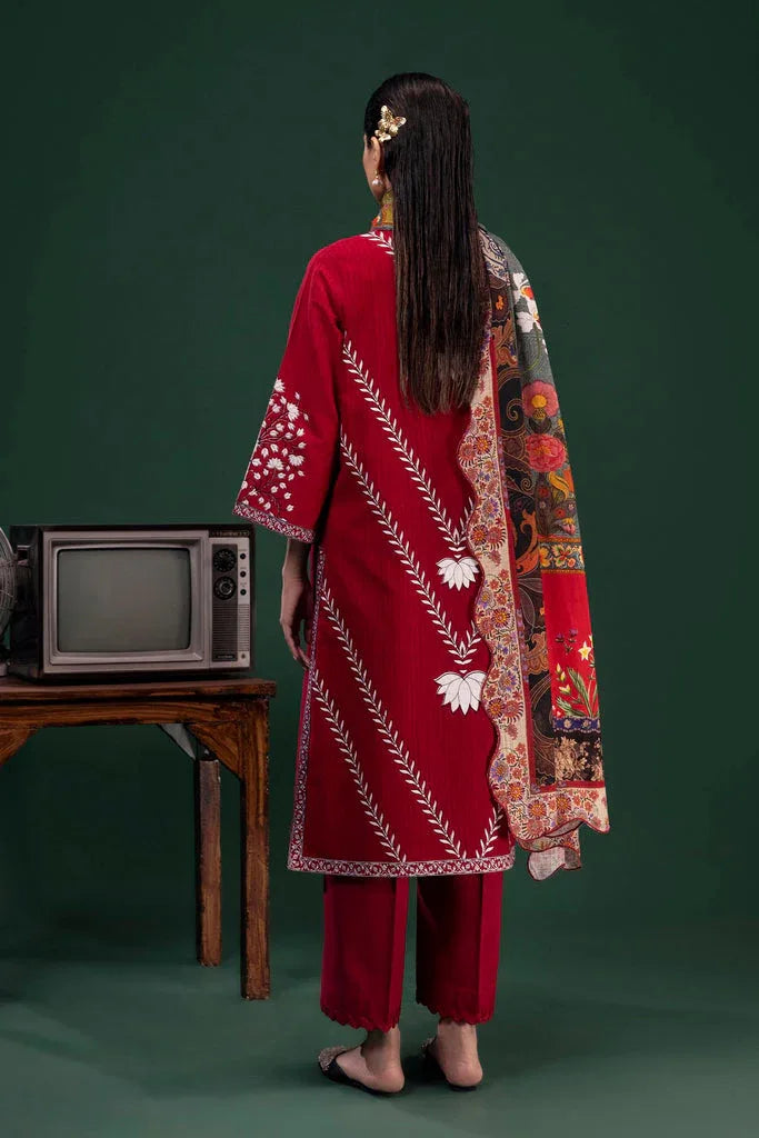 Sana Safinaz | Mahay Winter 25 | H255-006A-3CQ - Rang-e-Khaas