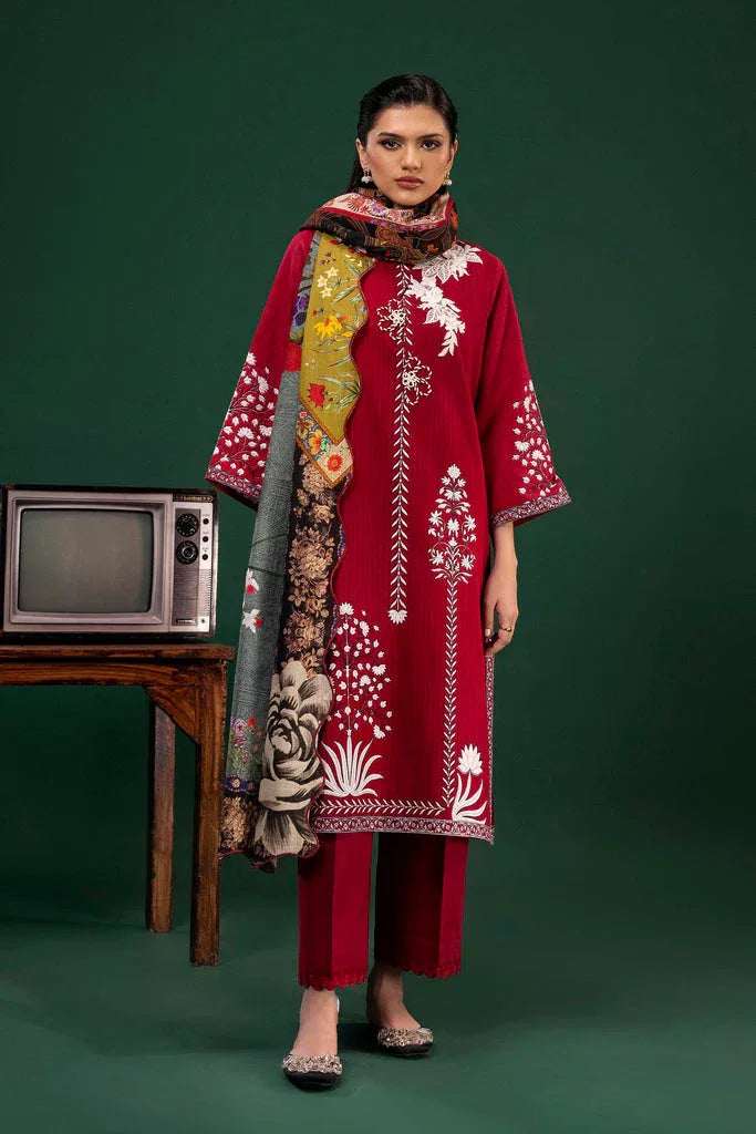 Sana Safinaz | Mahay Winter 25 | H255-006A-3CQ - Rang-e-Khaas