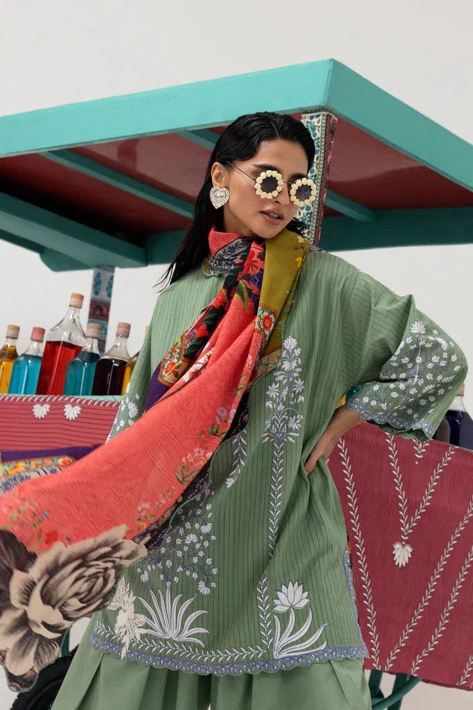 Sana Safinaz | Mahay Winter 25 | H255-006B-3CQ - Rang-e-Khaas
