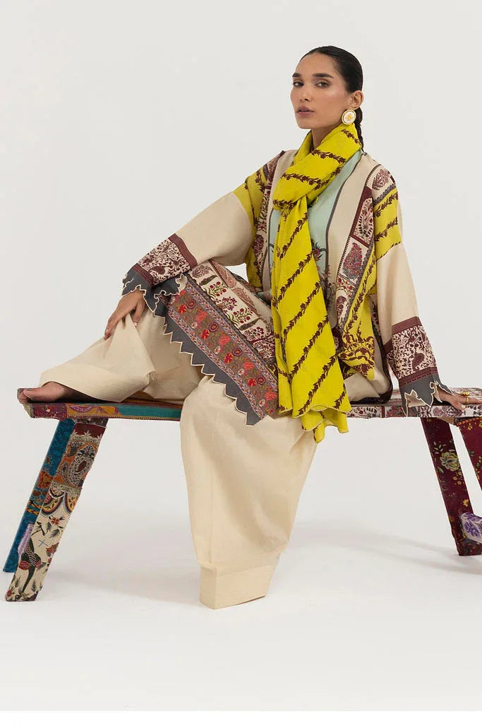 Sana Safinaz | Mahay Winter 25 | H255-007A-2DA - Rang-e-Khaas