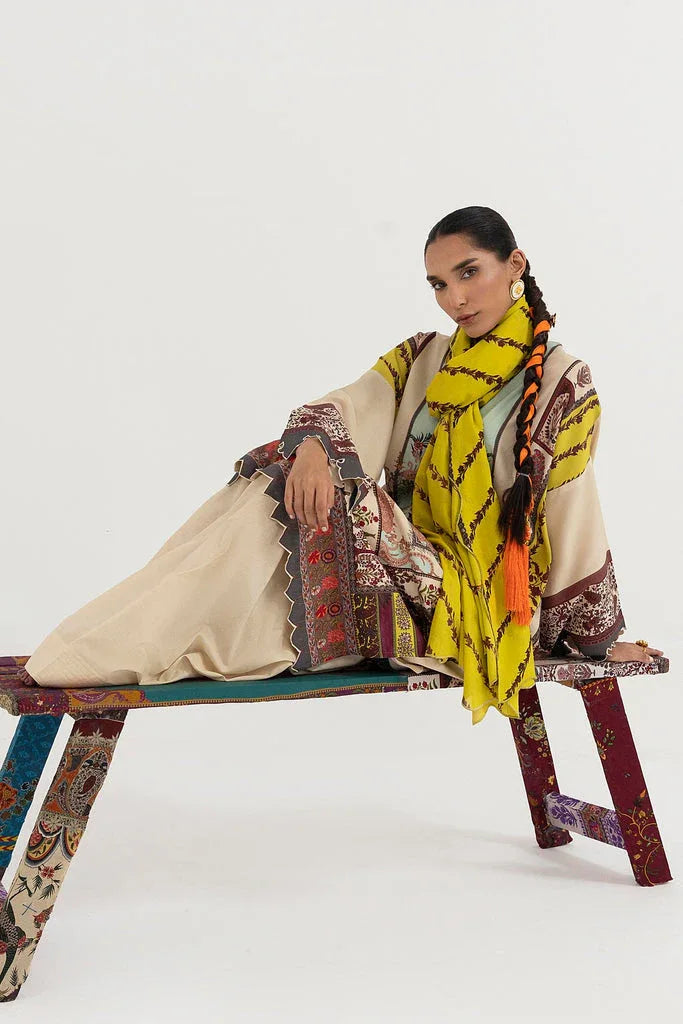 Sana Safinaz | Mahay Winter 25 | H255-007A-2DA - Rang-e-Khaas