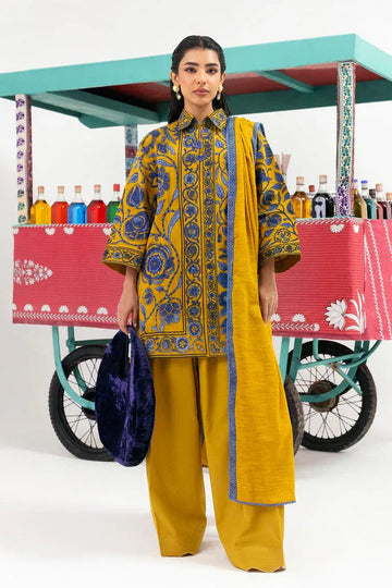 Sana Safinaz | Mahay Winter 25 |H255-008B-2Q - Rang-e-Khaas