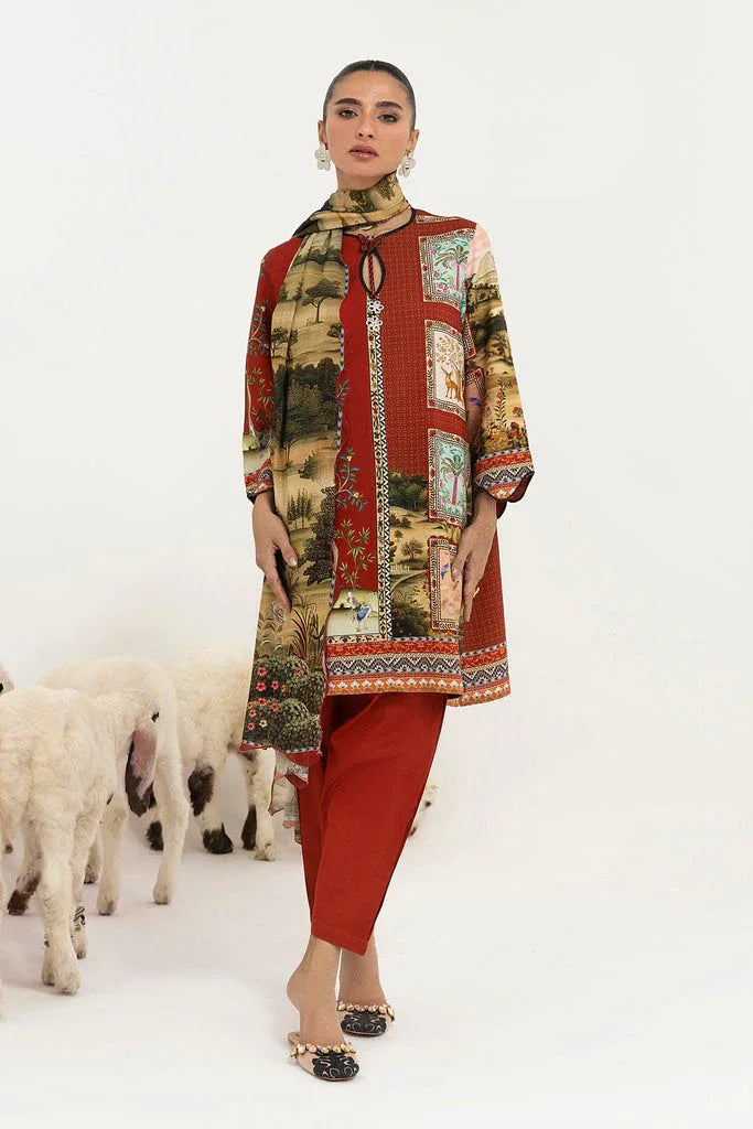Sana Safinaz | Mahay Winter 25 | H255-009A-2DA - Rang-e-Khaas
