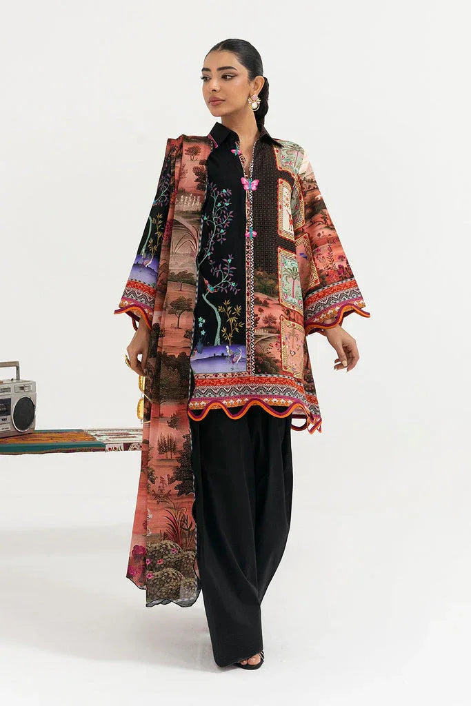 Sana Safinaz | Mahay Winter 25 | H255-009B-2DA - Rang-e-Khaas
