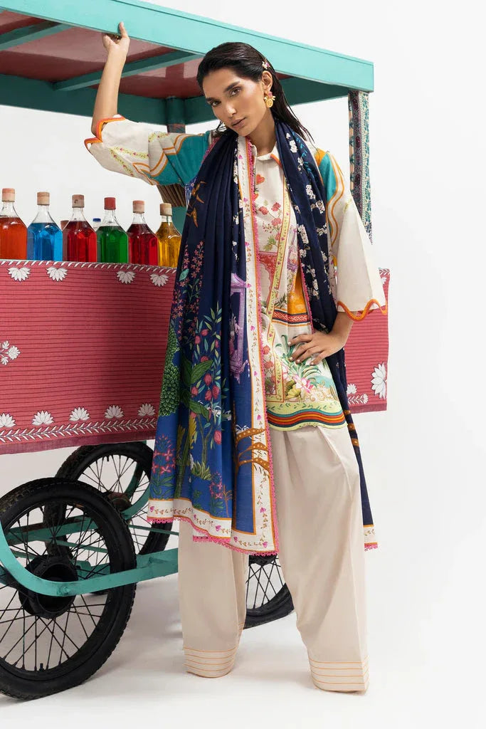 Sana Safinaz | Mahay Winter 25 | H255-010A-2Q - Rang-e-Khaas
