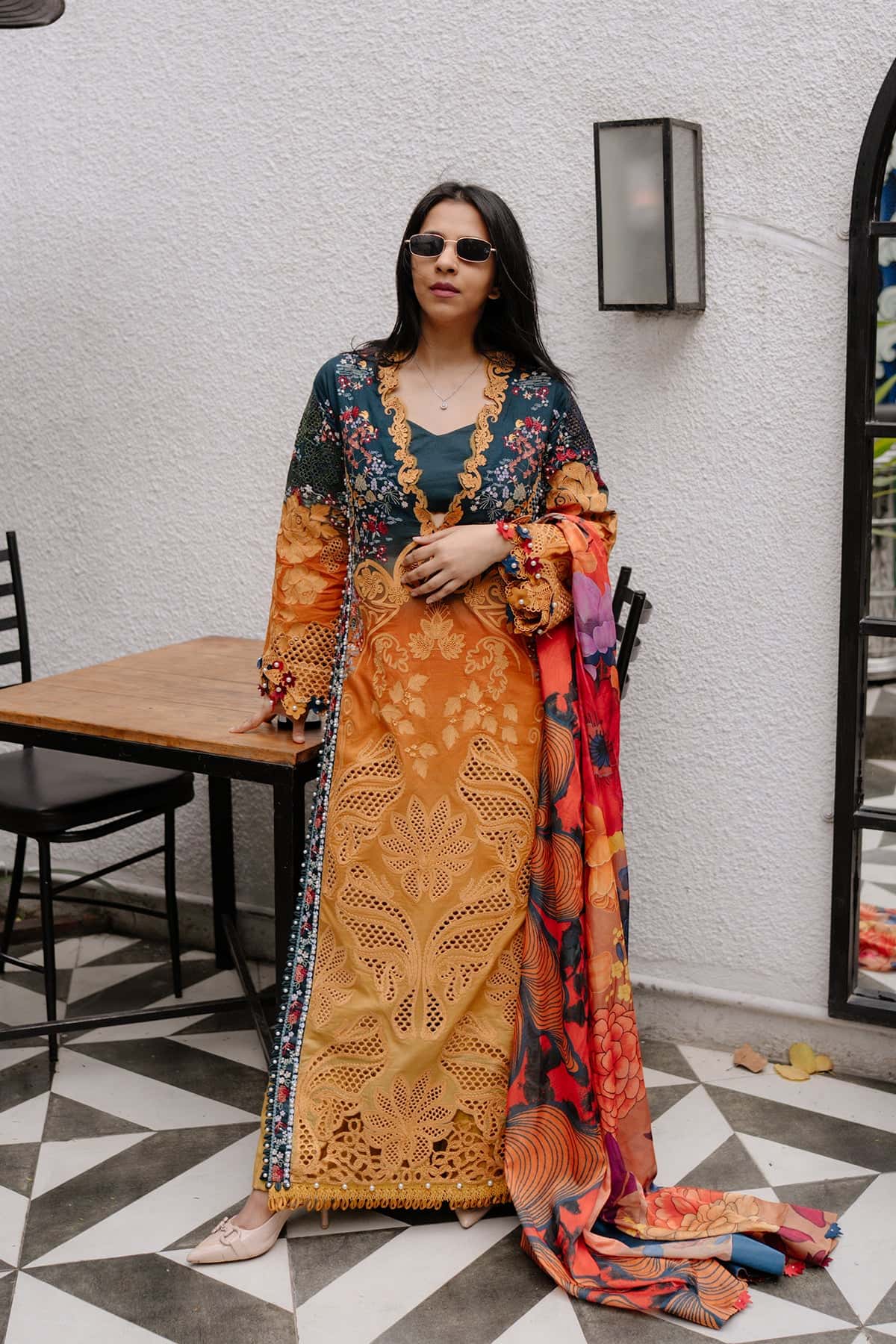 Afrozeh | Lawn 25 | Halcy - Rang-e-Khaas