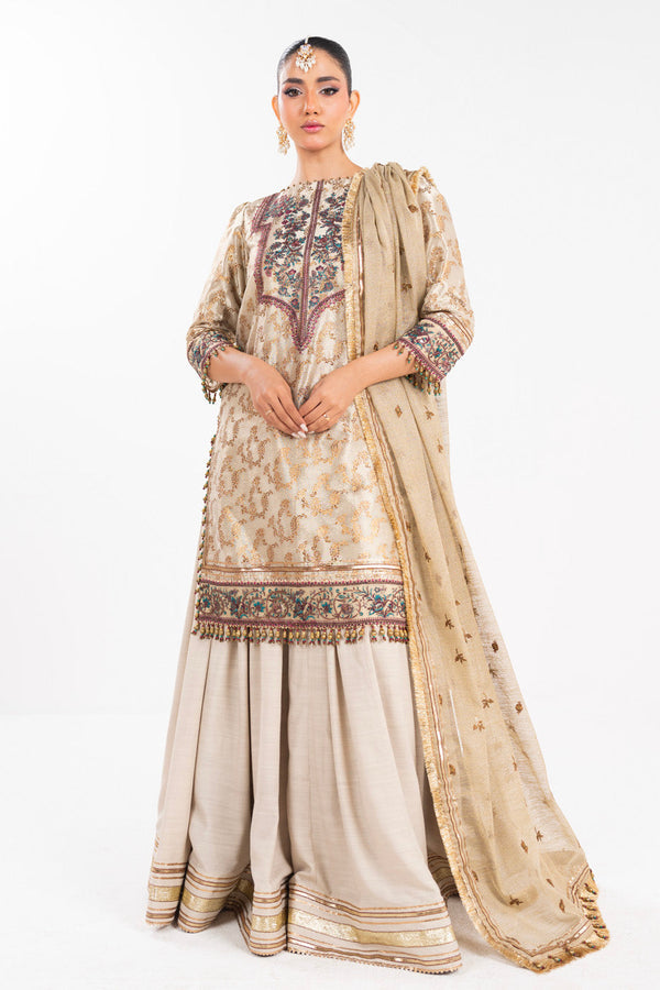 Al Karam | Luxe Formals | RTS | SHIRT, LINING, TROUSER & DUPATTA P