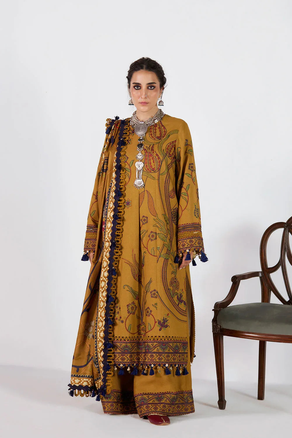 Saira Rizwan | Winter Khaddar 25 | LALEH-SRW25-07 - Rang-e-Khaas
