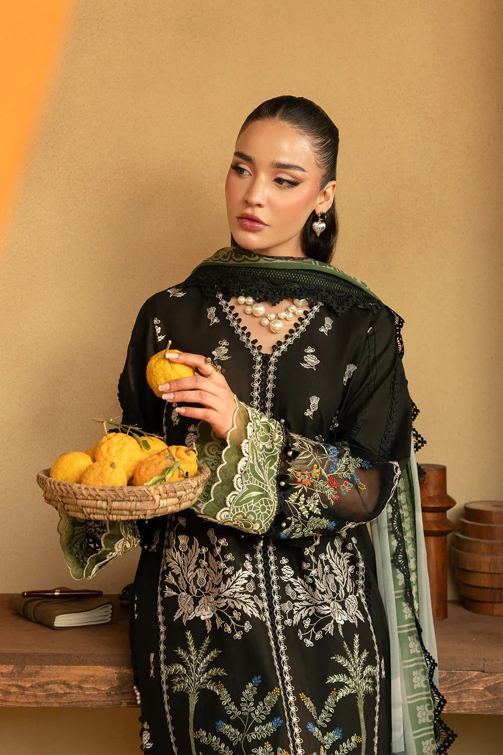 Saira Rizwan | Luxury Lawn 25 | MARY-SRL25-07 - Rang-e-Khaas