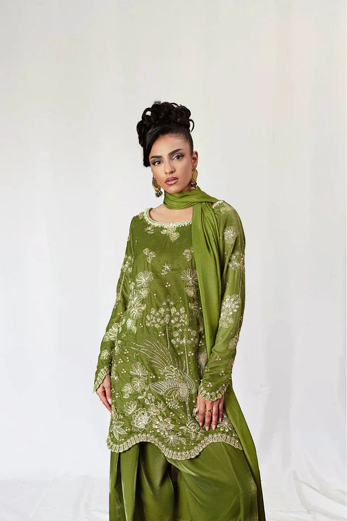 Saira Rizwan | Velvet Pret 25 | KAHWA-SRVP25-08 - Rang-e-Khaas