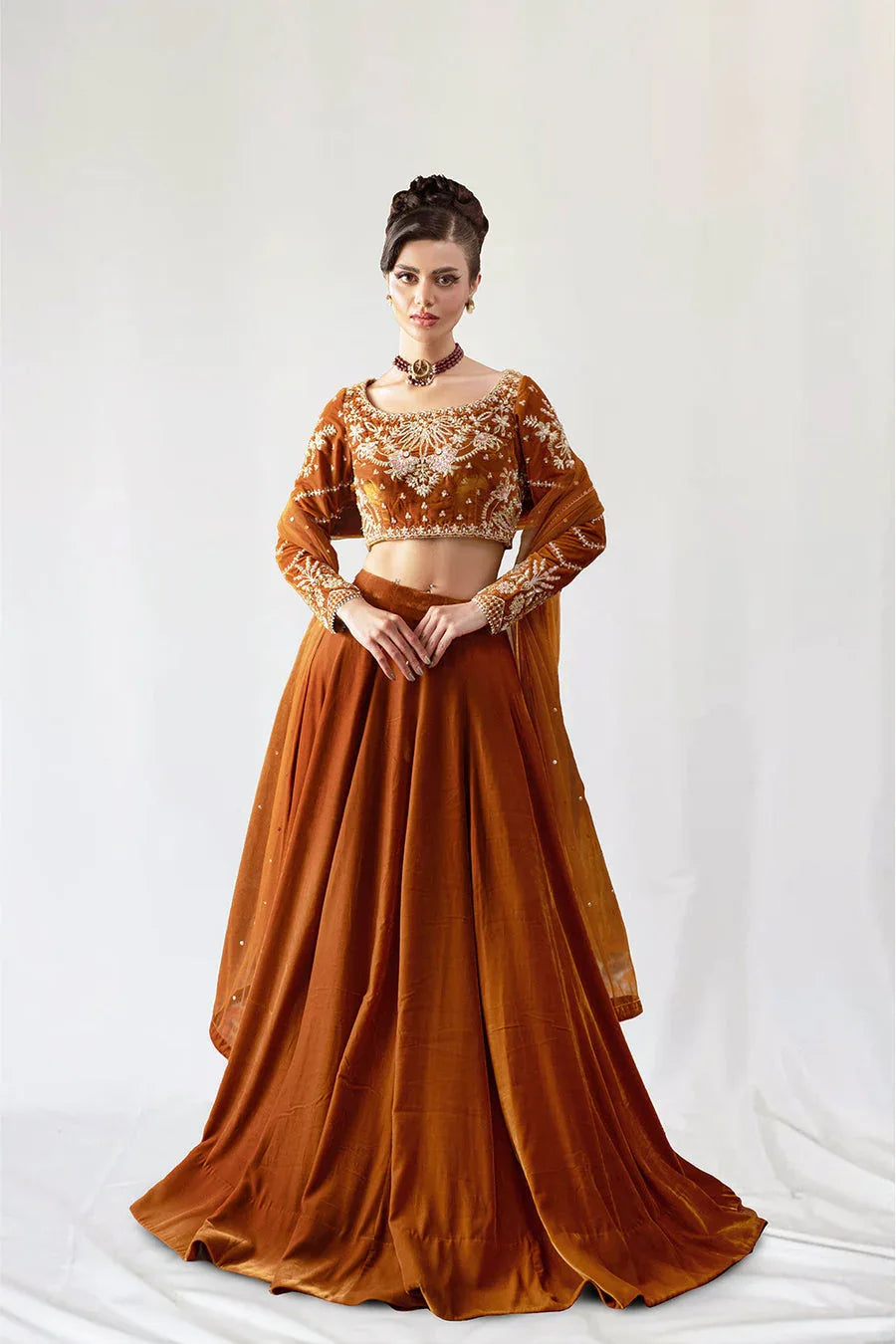 Saira Rizwan | Velvet Pret 25 | AMBERIN-SRVP25-11 - Rang-e-Khaas