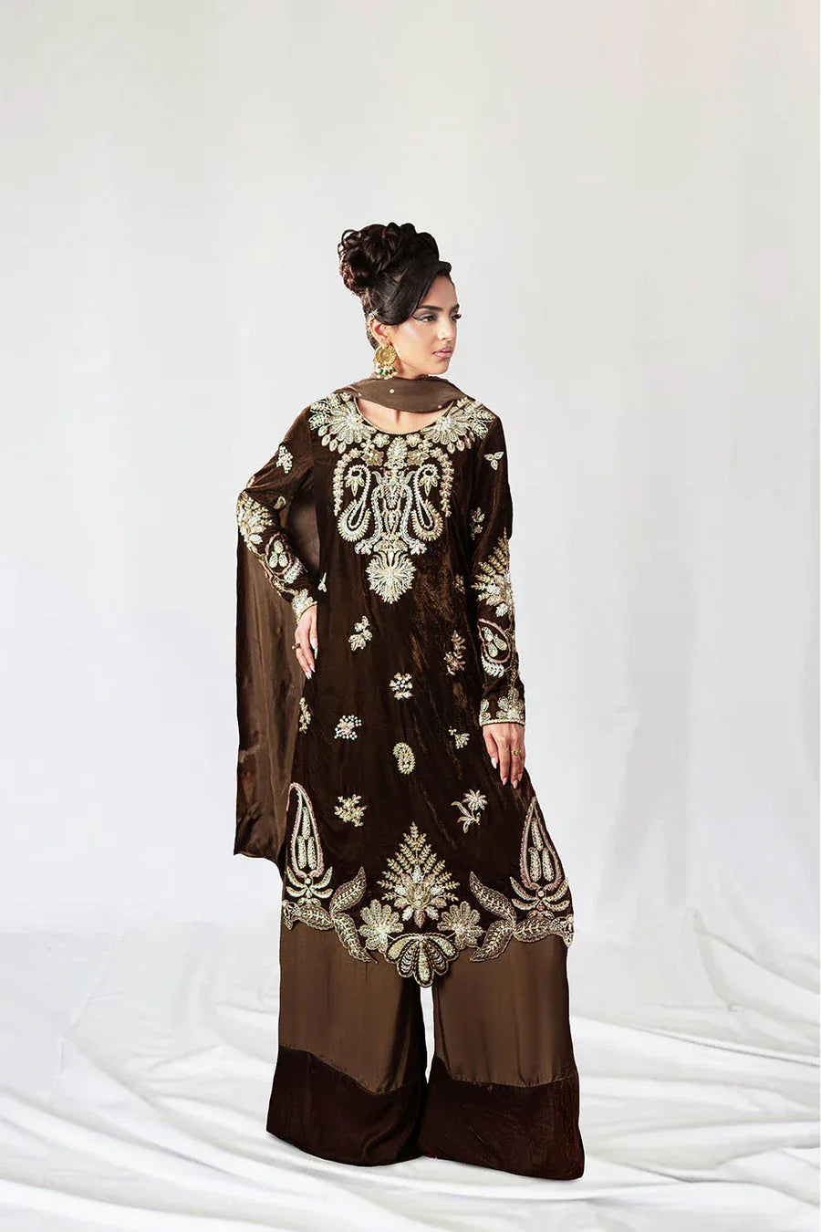 Saira Rizwan | Velvet Pret 25 | GURR-SRVP25-09 - Rang-e-Khaas