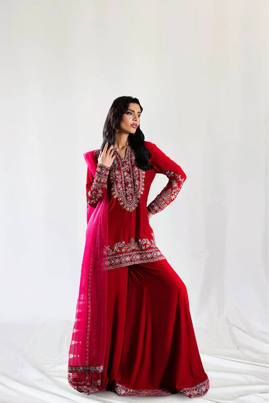 Saira Rizwan | Velvet Pret 25 | SHIREEN-SRVP25-04 - Rang-e-Khaas