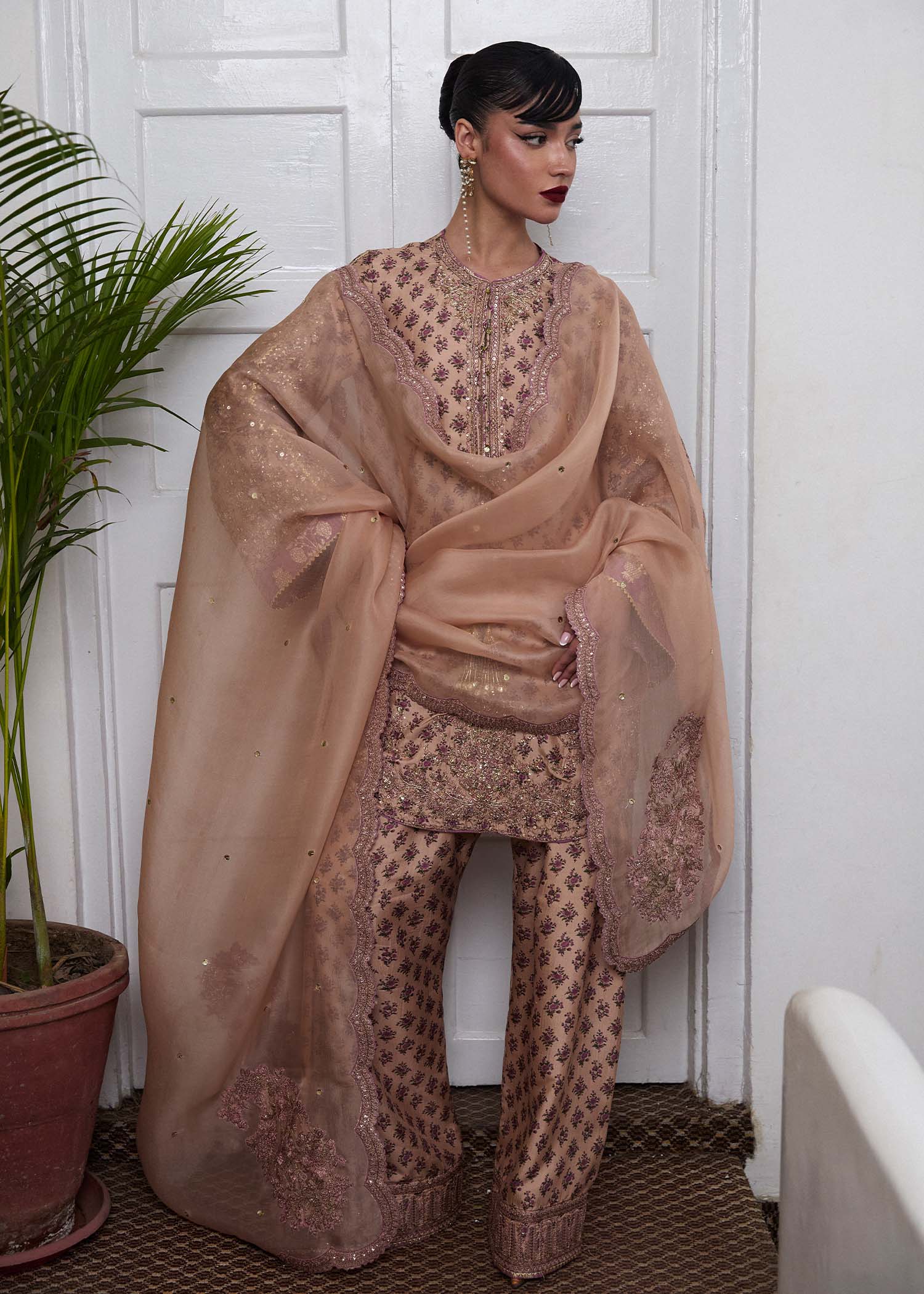 Hussain Rehar | SS Luxury Pret 25 | Fran - Rang-e-Khaas