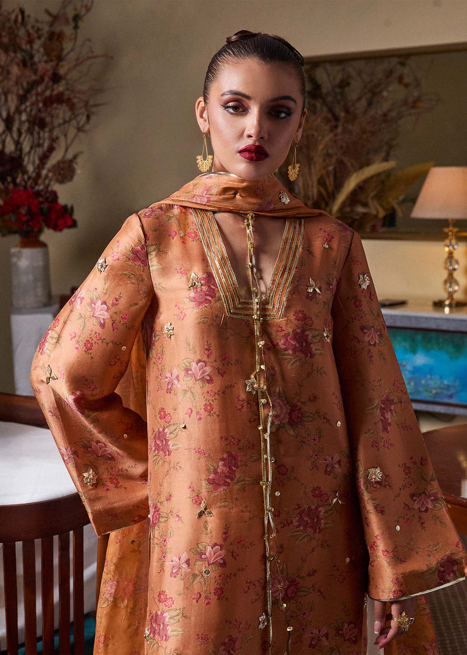 Hussain Rehar | SS Luxury Pret 25 | Dijan - Rang-e-Khaas