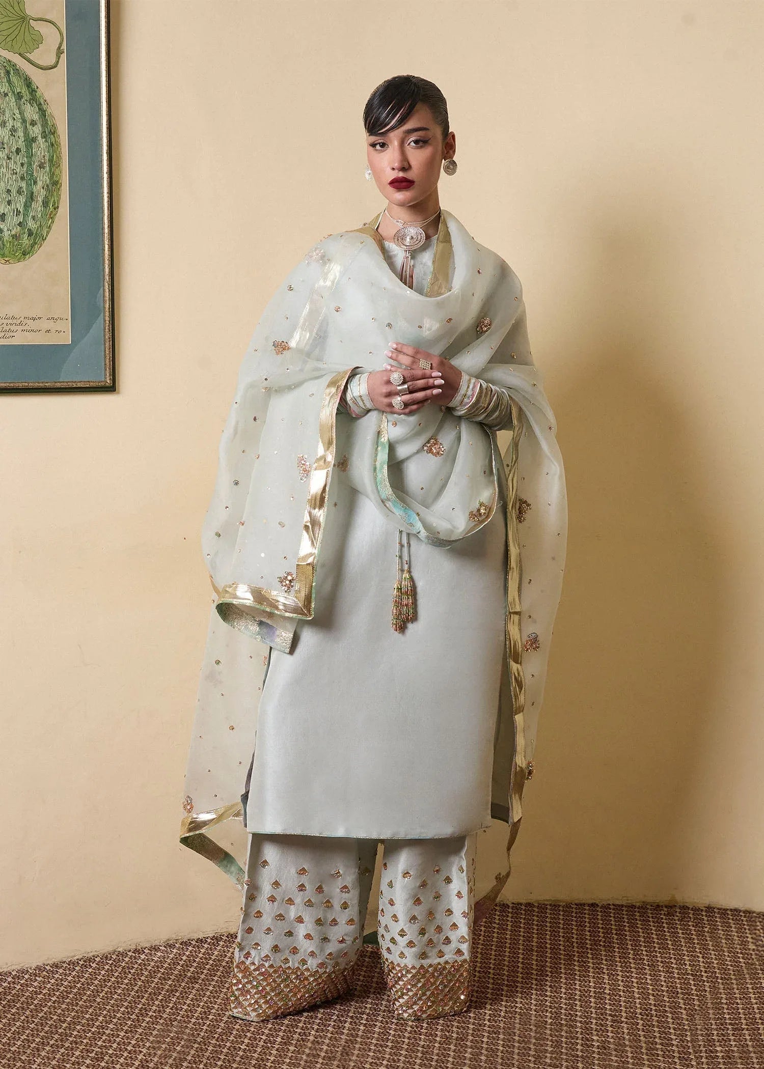 Hussain Rehar | SS Luxury Pret 25 | Miage - Rang-e-Khaas