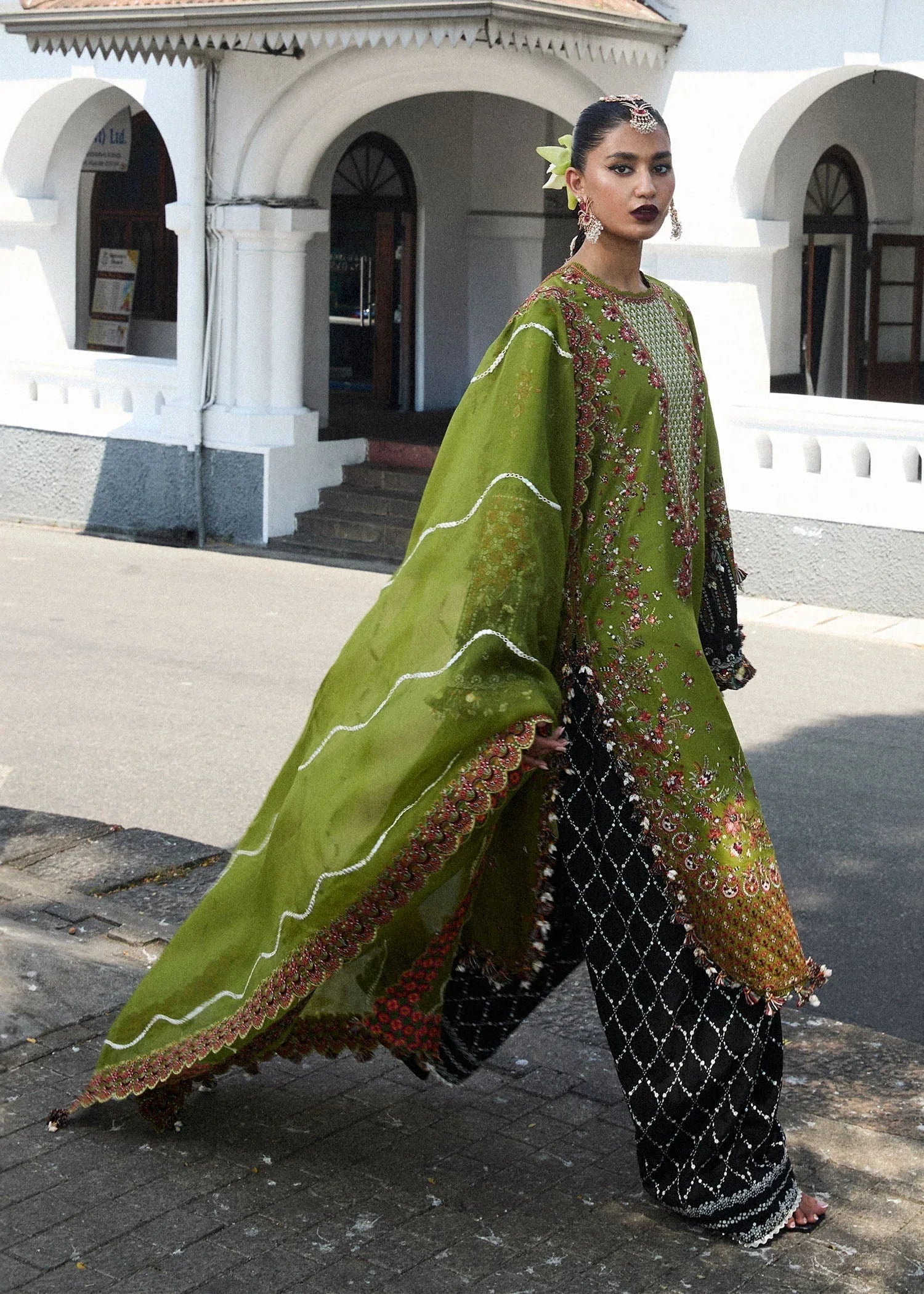Hussain Rehar | Luxury Lawn 25 | Abass - Rang-e-Khaas