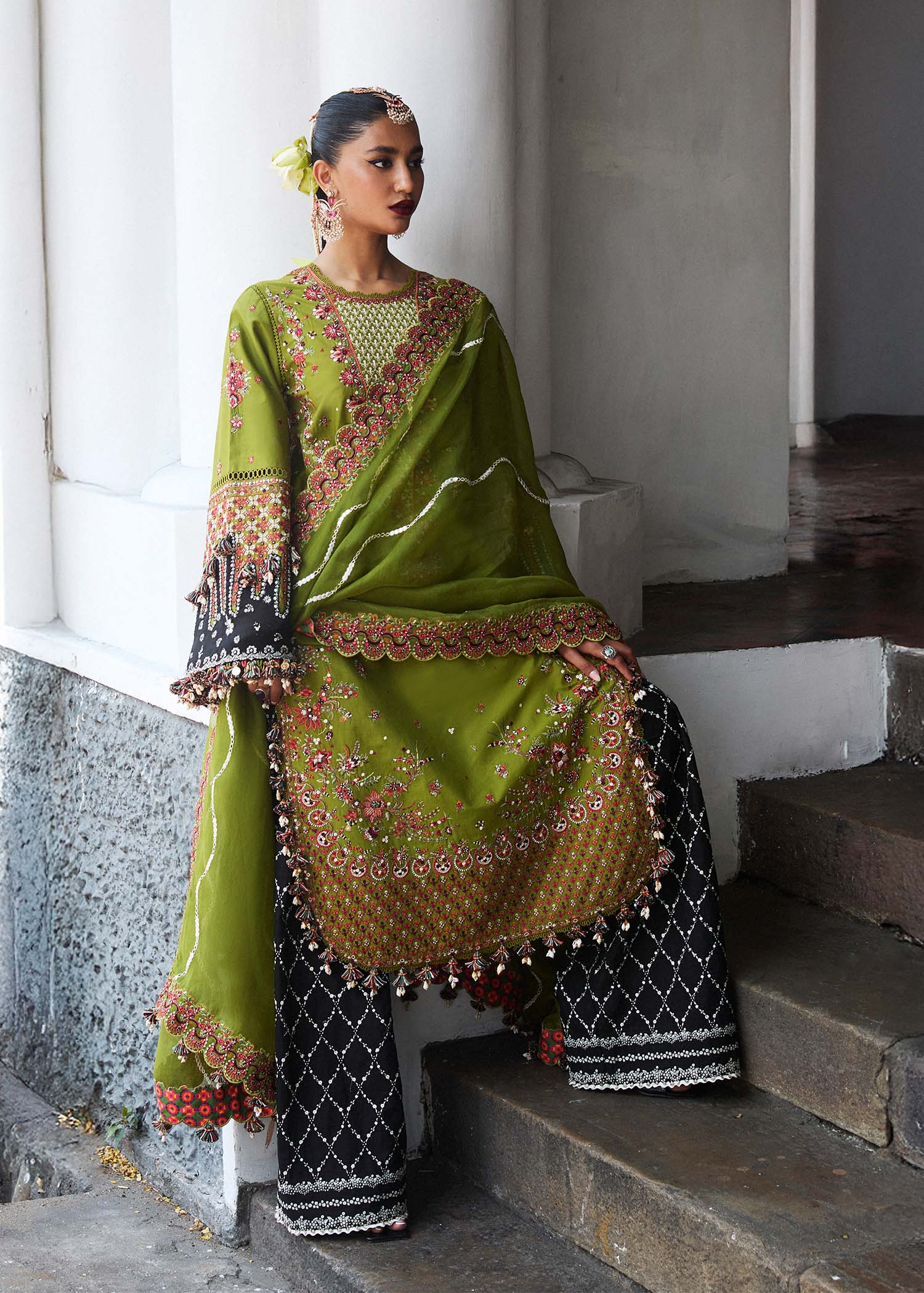 Hussain Rehar | Luxury Lawn 25 | Abass - Rang-e-Khaas
