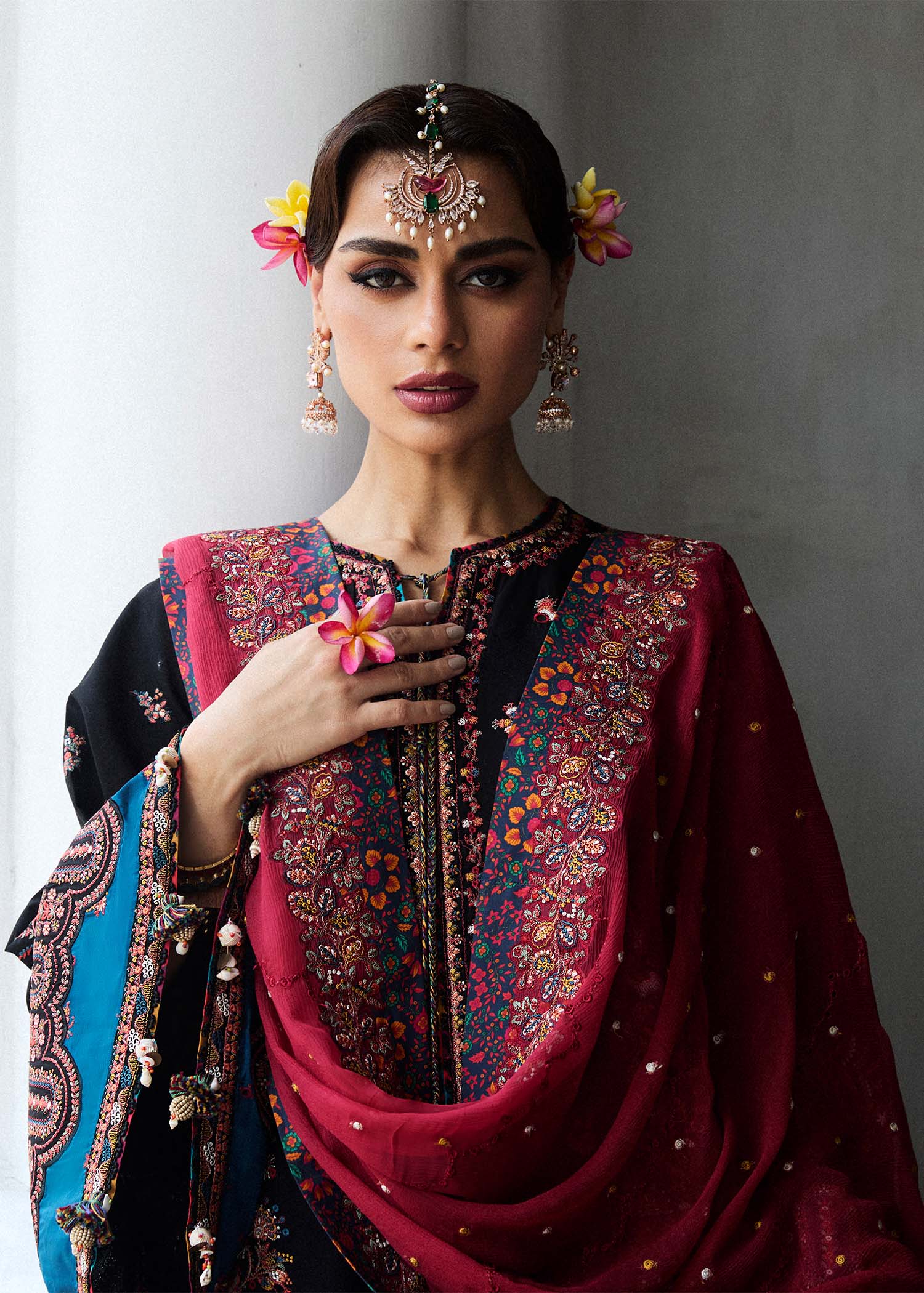 Hussain Rehar | Luxury Lawn 25 | Bliz - Rang-e-Khaas