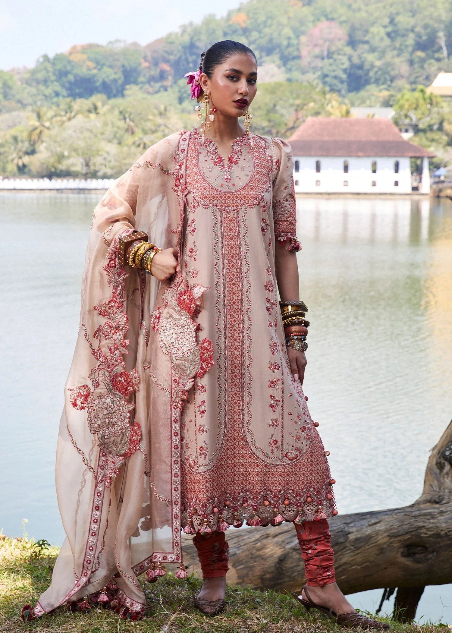 Hussain Rehar | Luxury Lawn 25 | Mari - Rang-e-Khaas