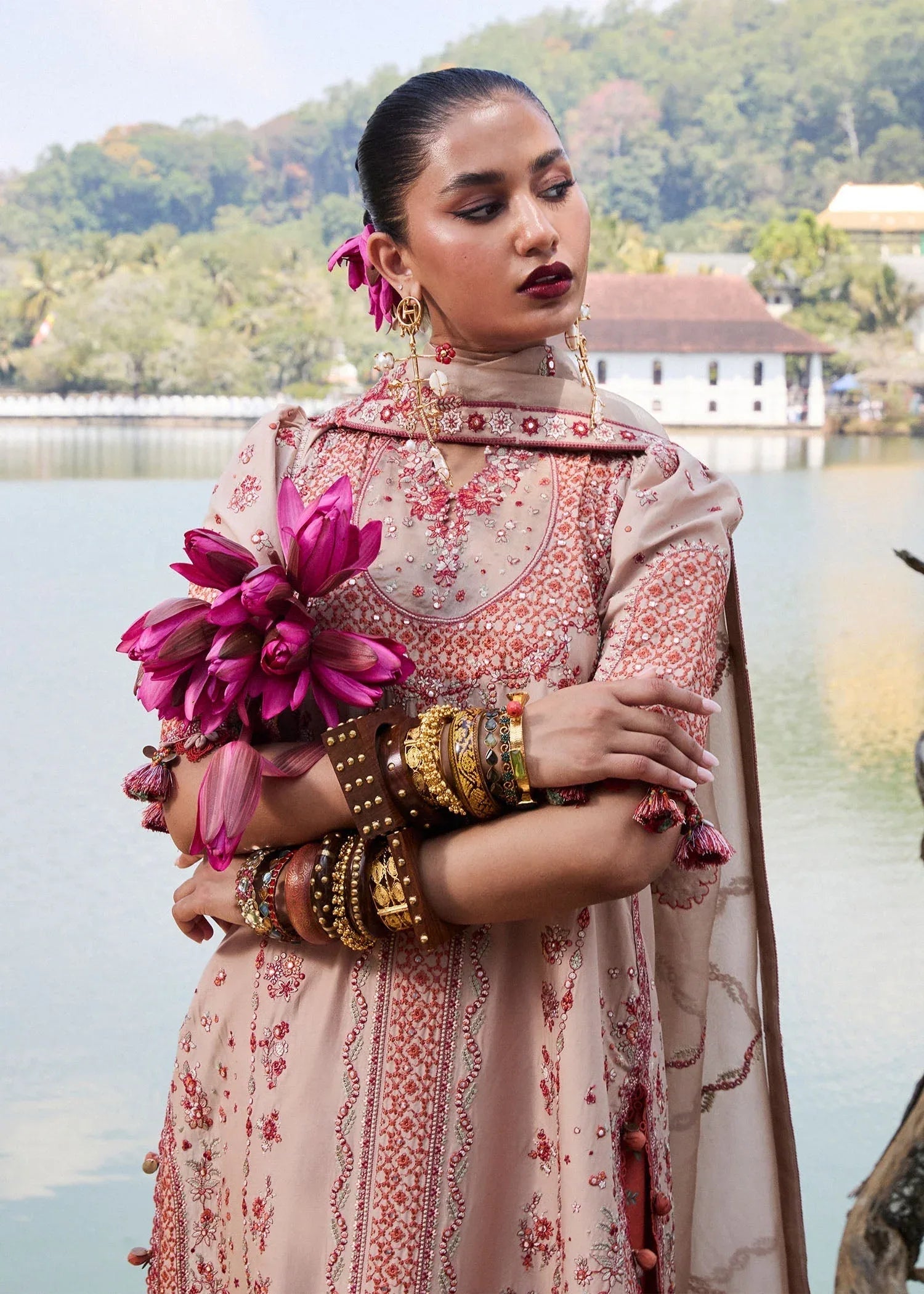 Hussain Rehar | Luxury Lawn 25 | Mari - Rang-e-Khaas