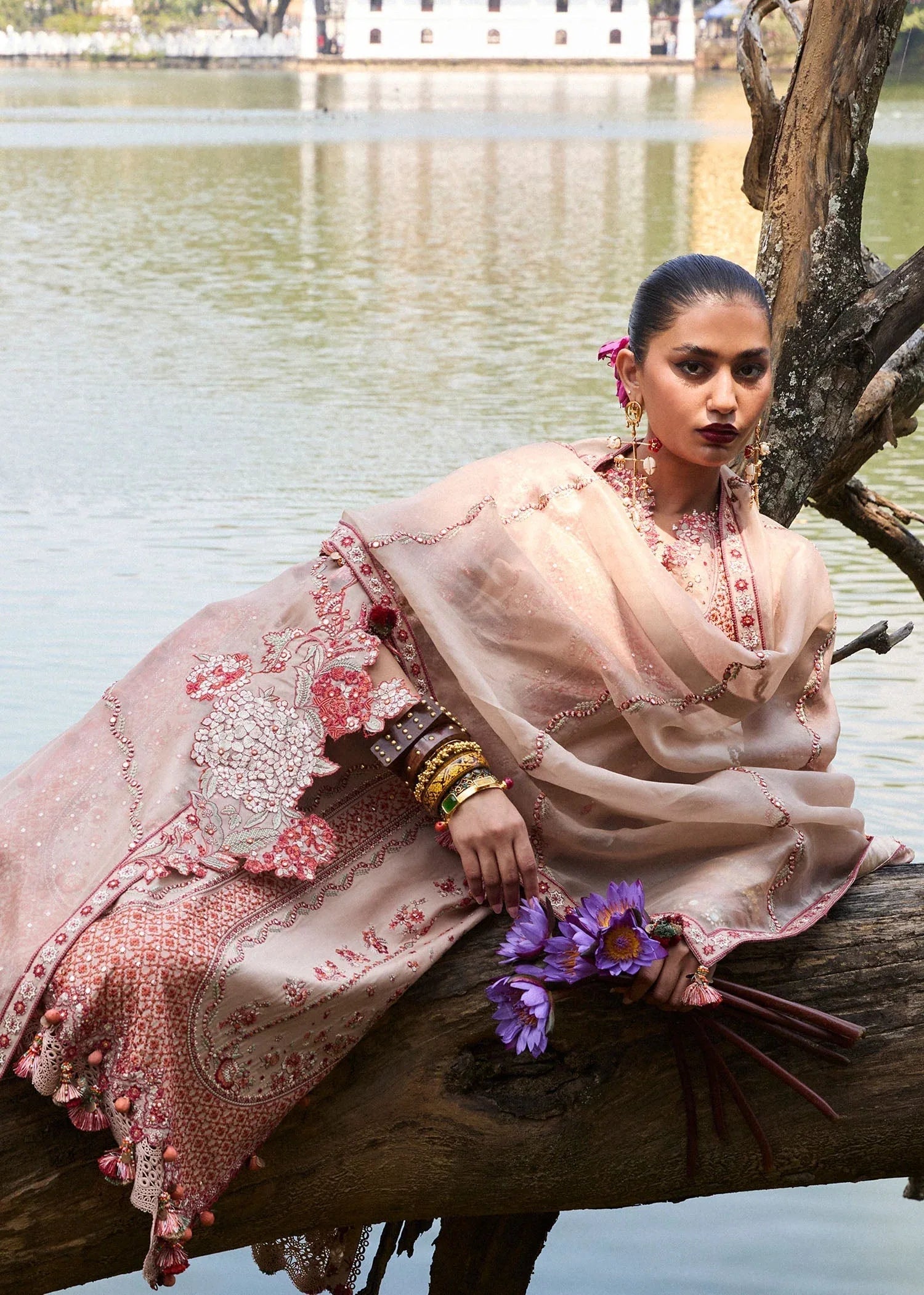 Hussain Rehar | Luxury Lawn 25 | Mari - Rang-e-Khaas