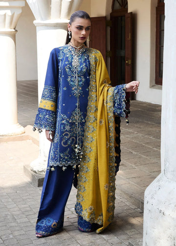 Hussain Rehar | Luxury Lawn 25 | Riviera - Rang-e-Khaas