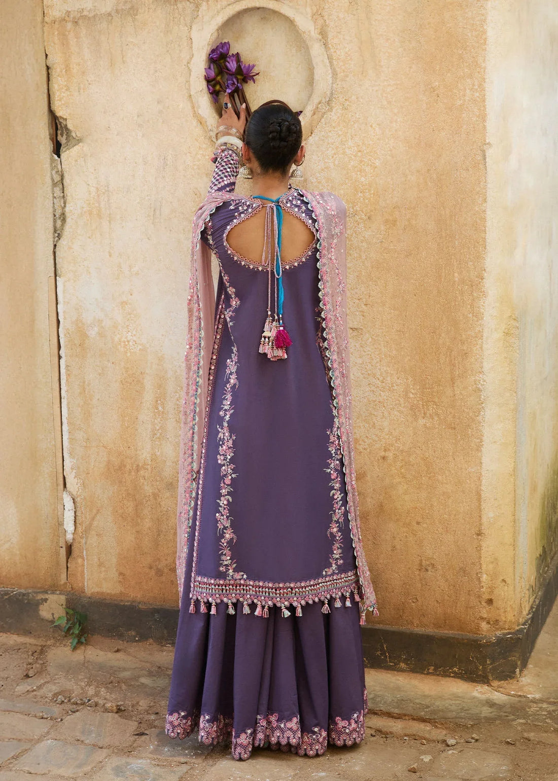 Hussain Rehar | Luxury Lawn 25 | Irris - Rang-e-Khaas