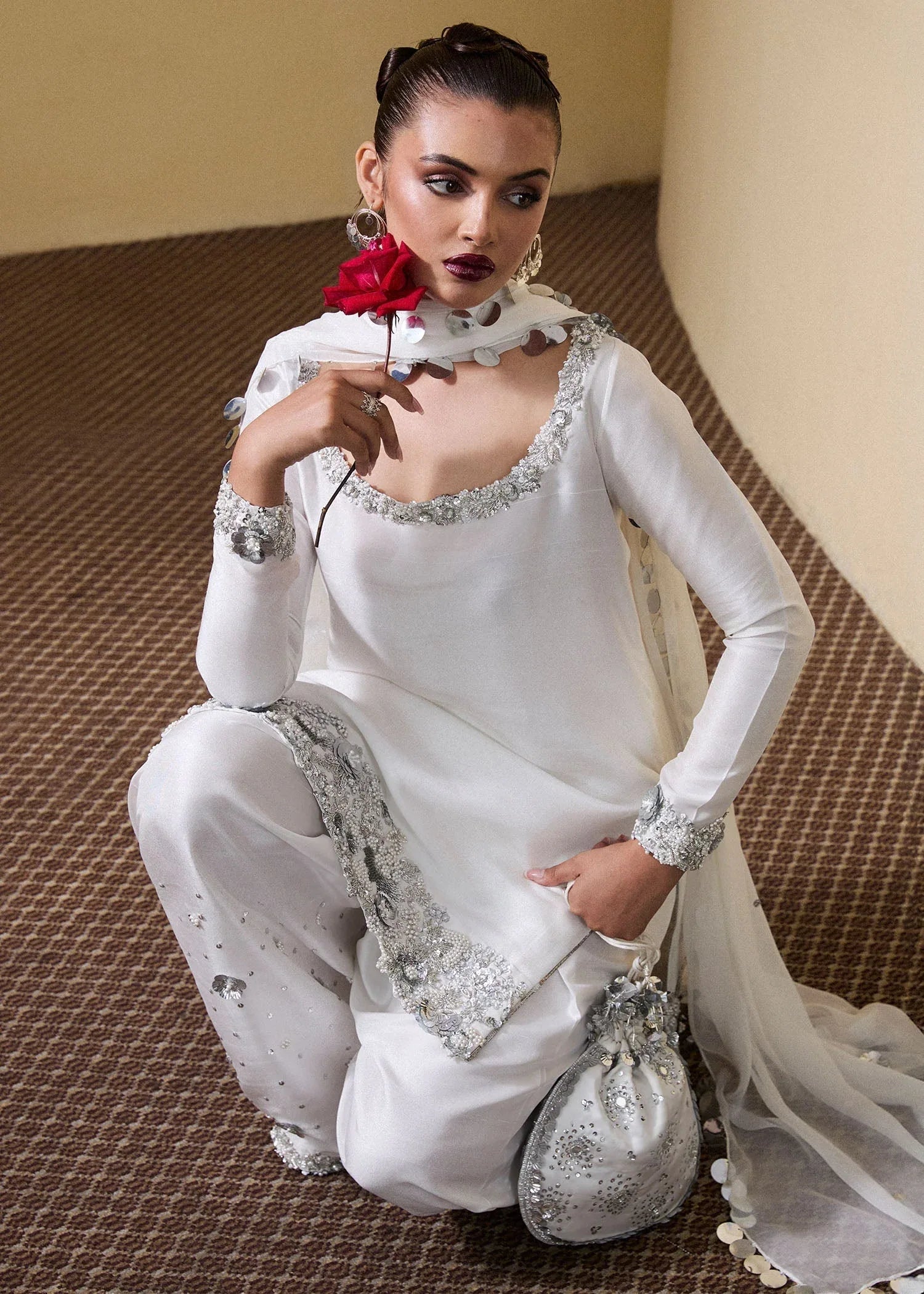 Hussain Rehar | SS Luxury Pret 25 | Swoon - Rang-e-Khaas