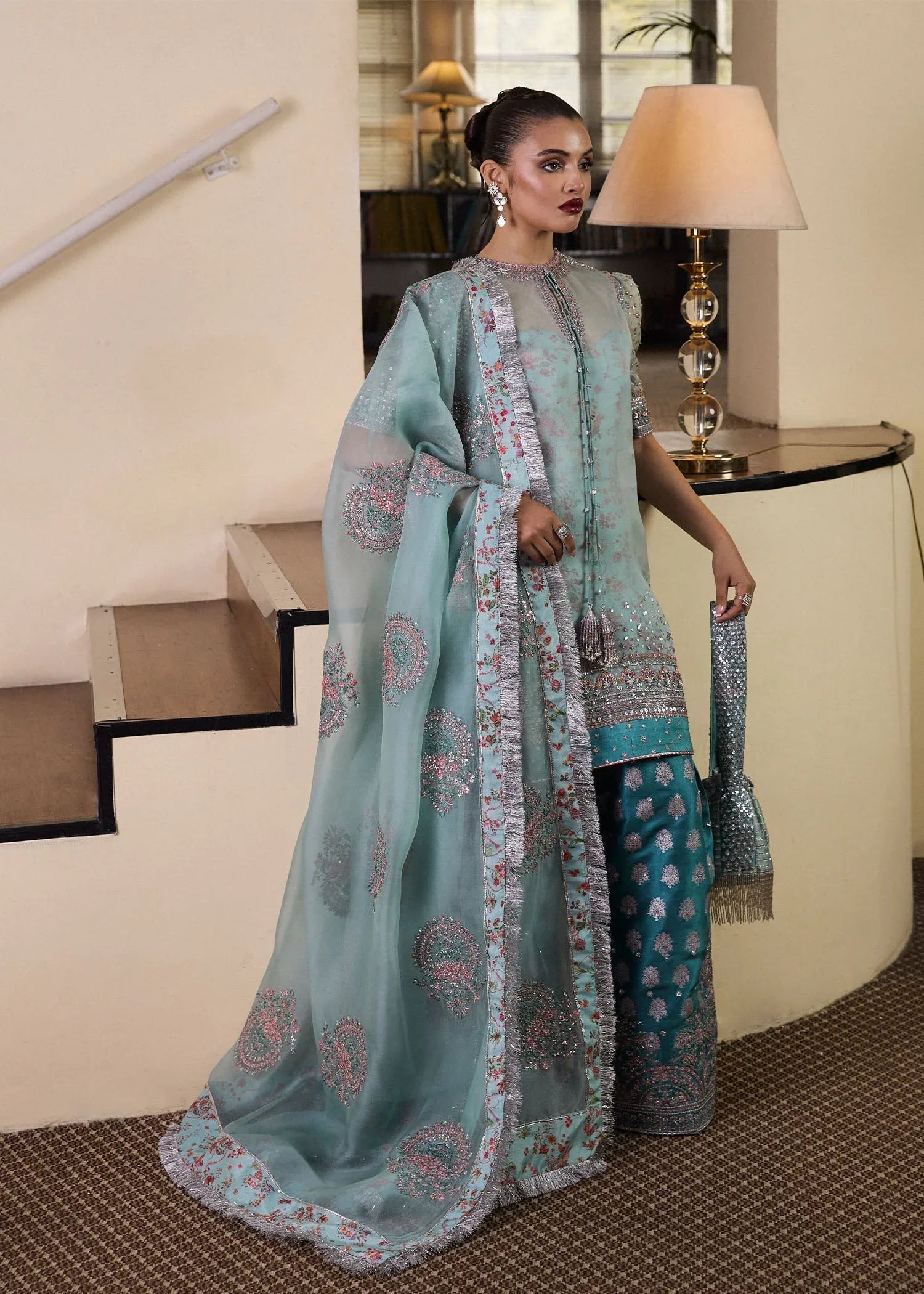 Hussain Rehar | SS Luxury Pret 25 | Artes - Rang-e-Khaas