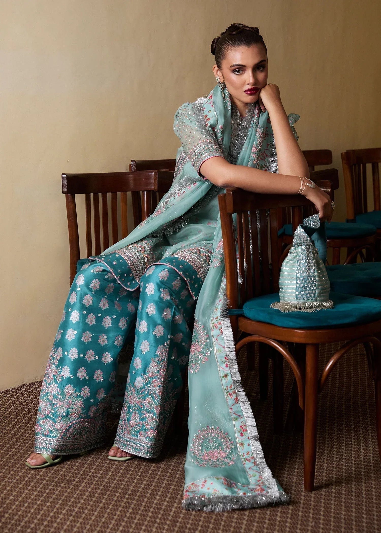 Hussain Rehar | SS Luxury Pret 25 | Artes - Rang-e-Khaas