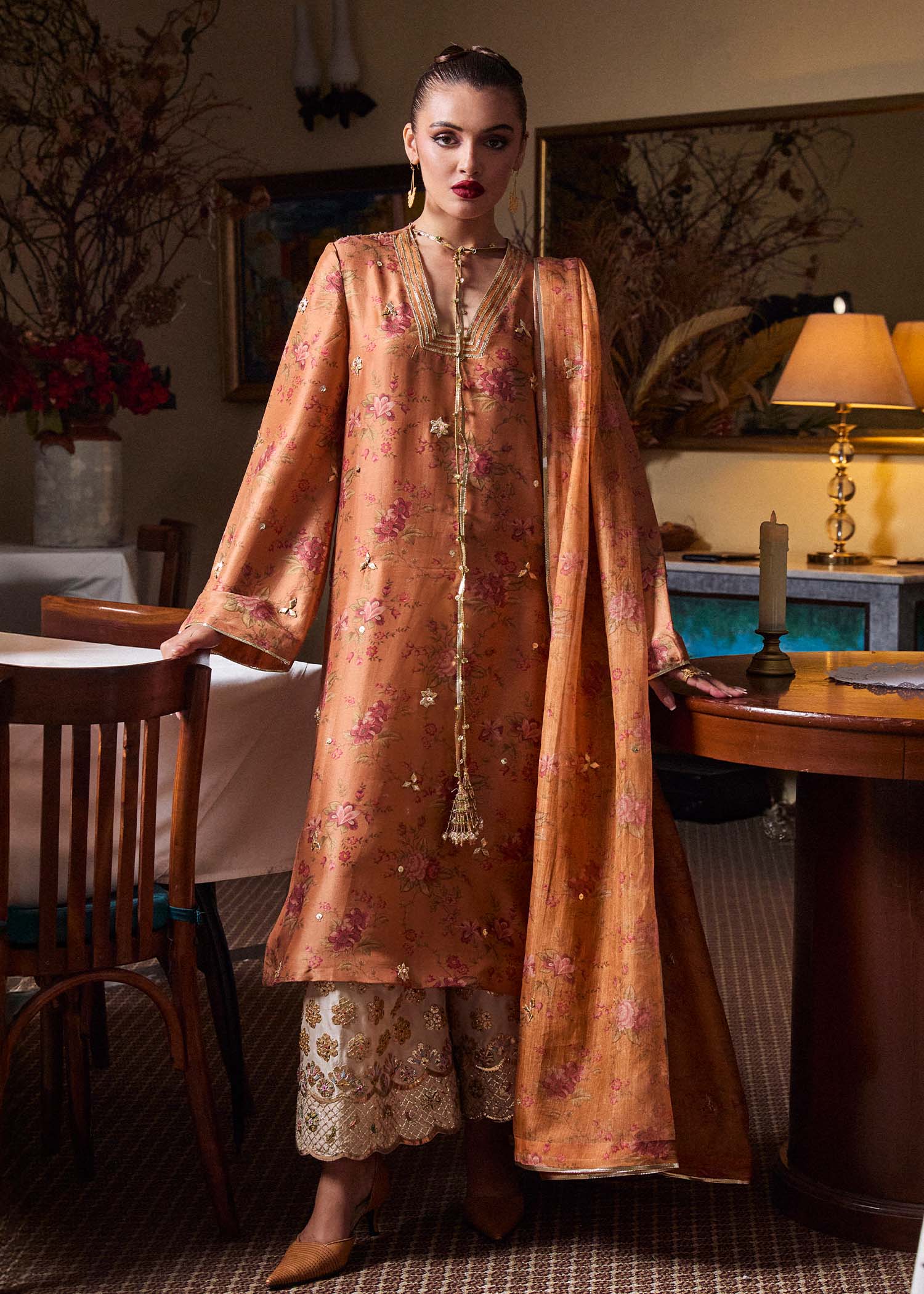 Hussain Rehar | SS Luxury Pret 25 | Dijan - Rang-e-Khaas