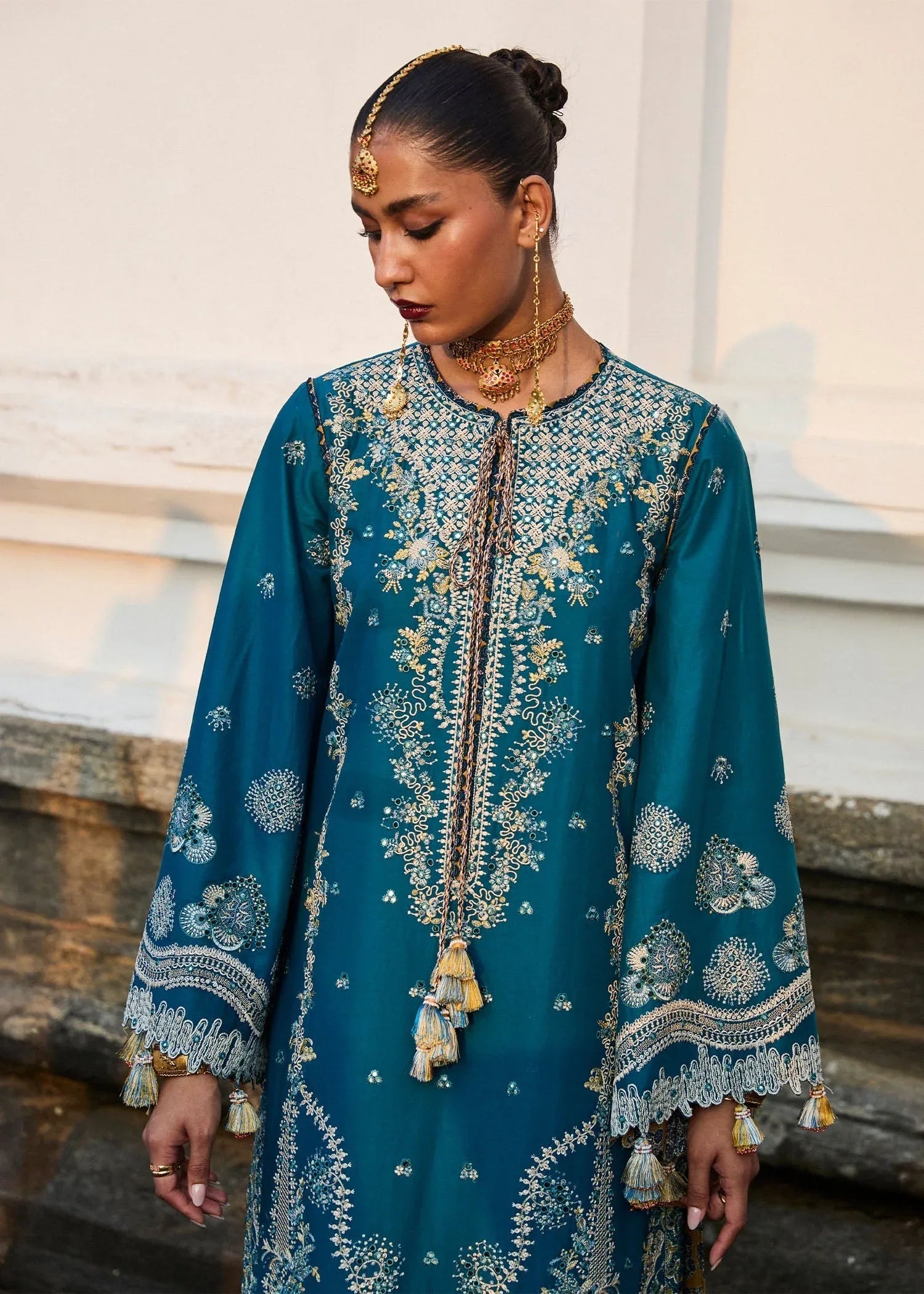 Hussain Rehar | Luxury Lawn 25 | Eupic - Rang-e-Khaas
