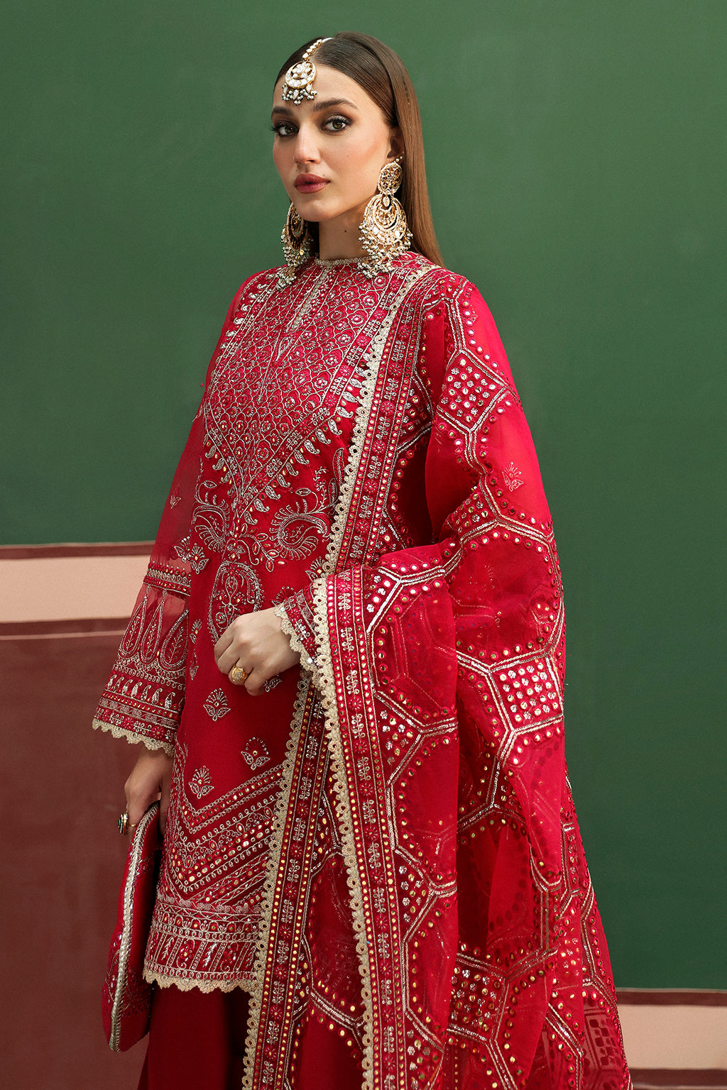 Afrozeh Shehnai Wedding Formal 3Pc Suit AFS-24-04 Hoor