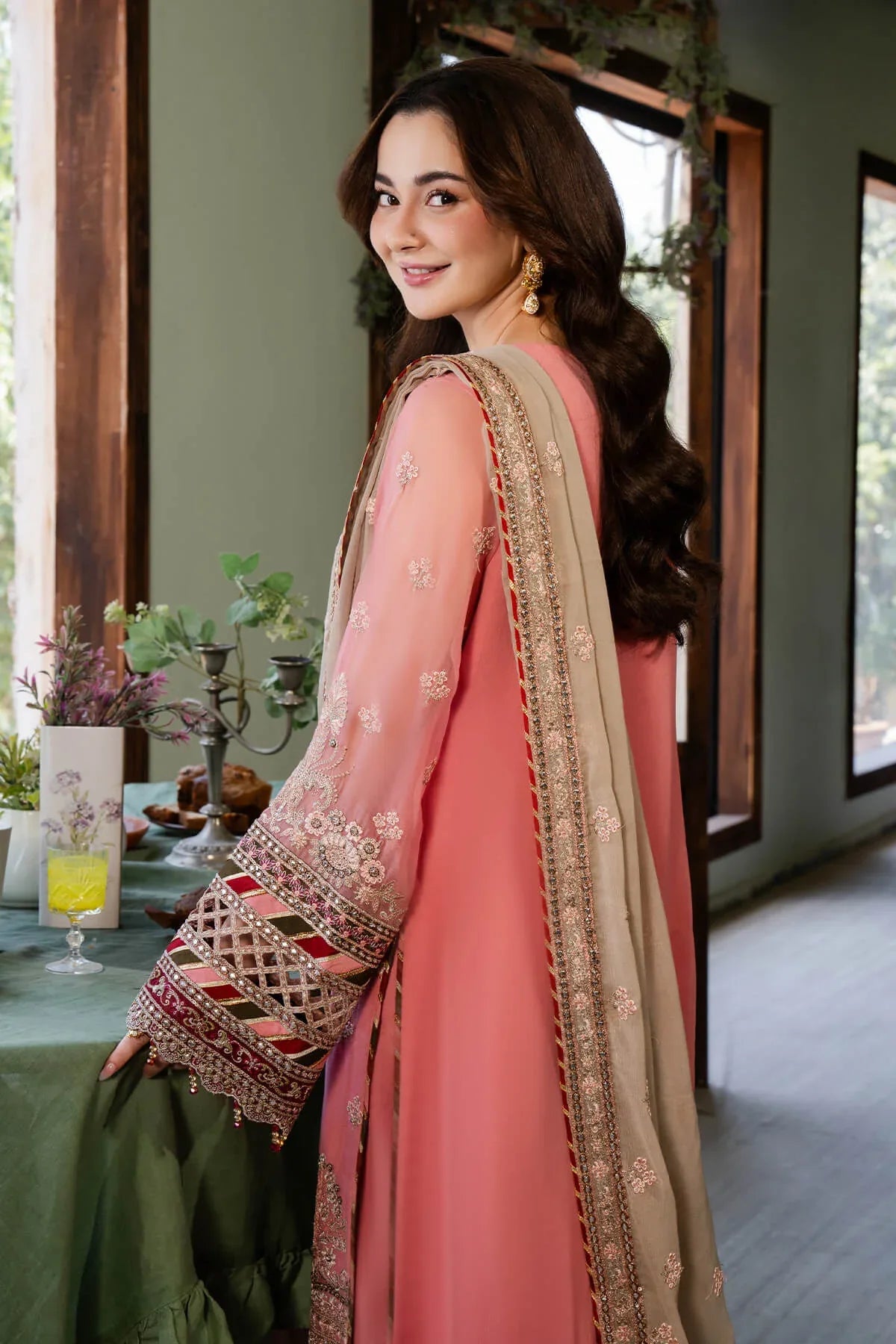 Imrozia Premium | Naina Chiffon | I-189 Aainaa - Rang-e-Khaas