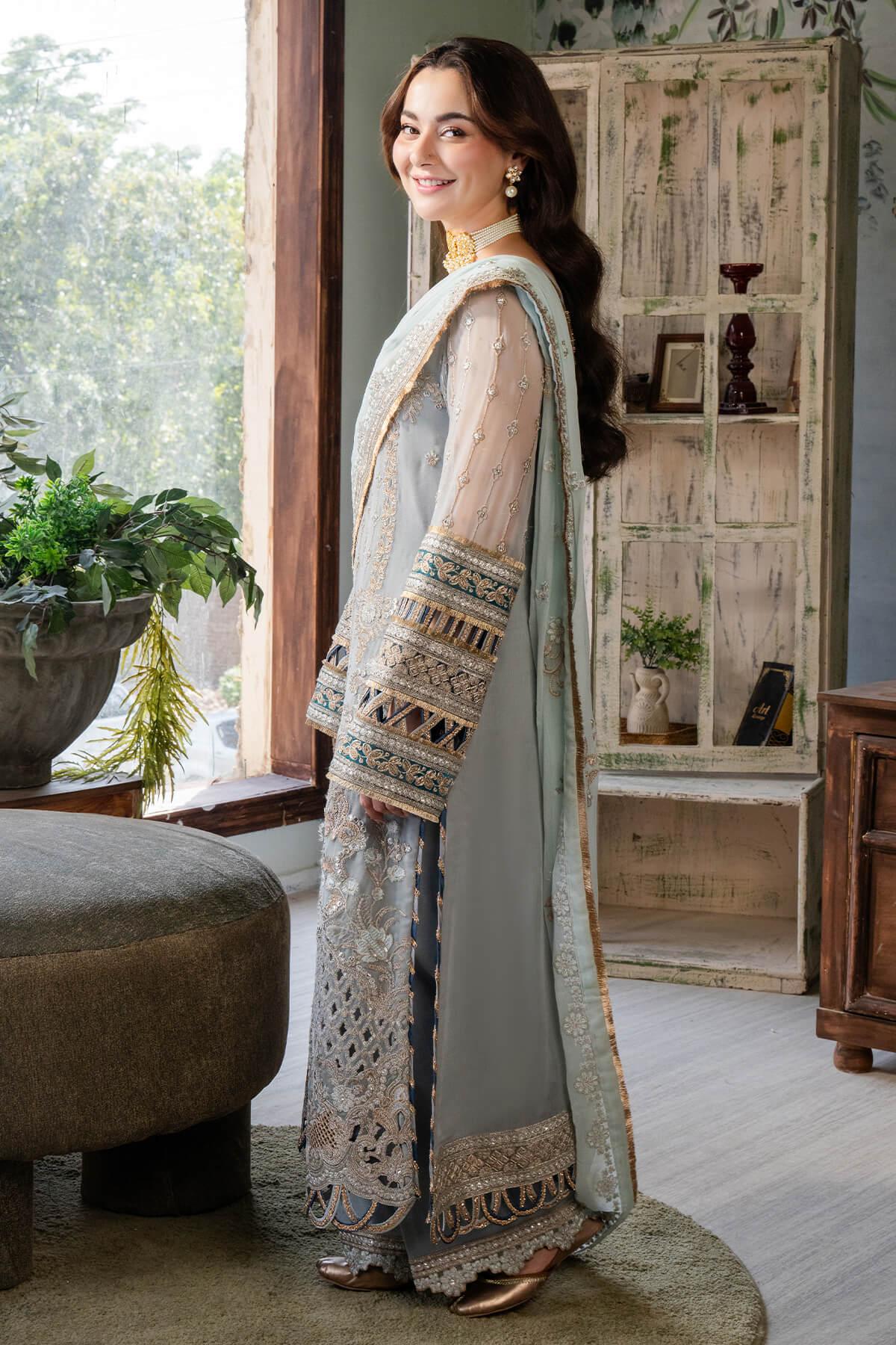 Imrozia Premium | Naina Chiffon | I-190 Rumman - Rang-e-Khaas