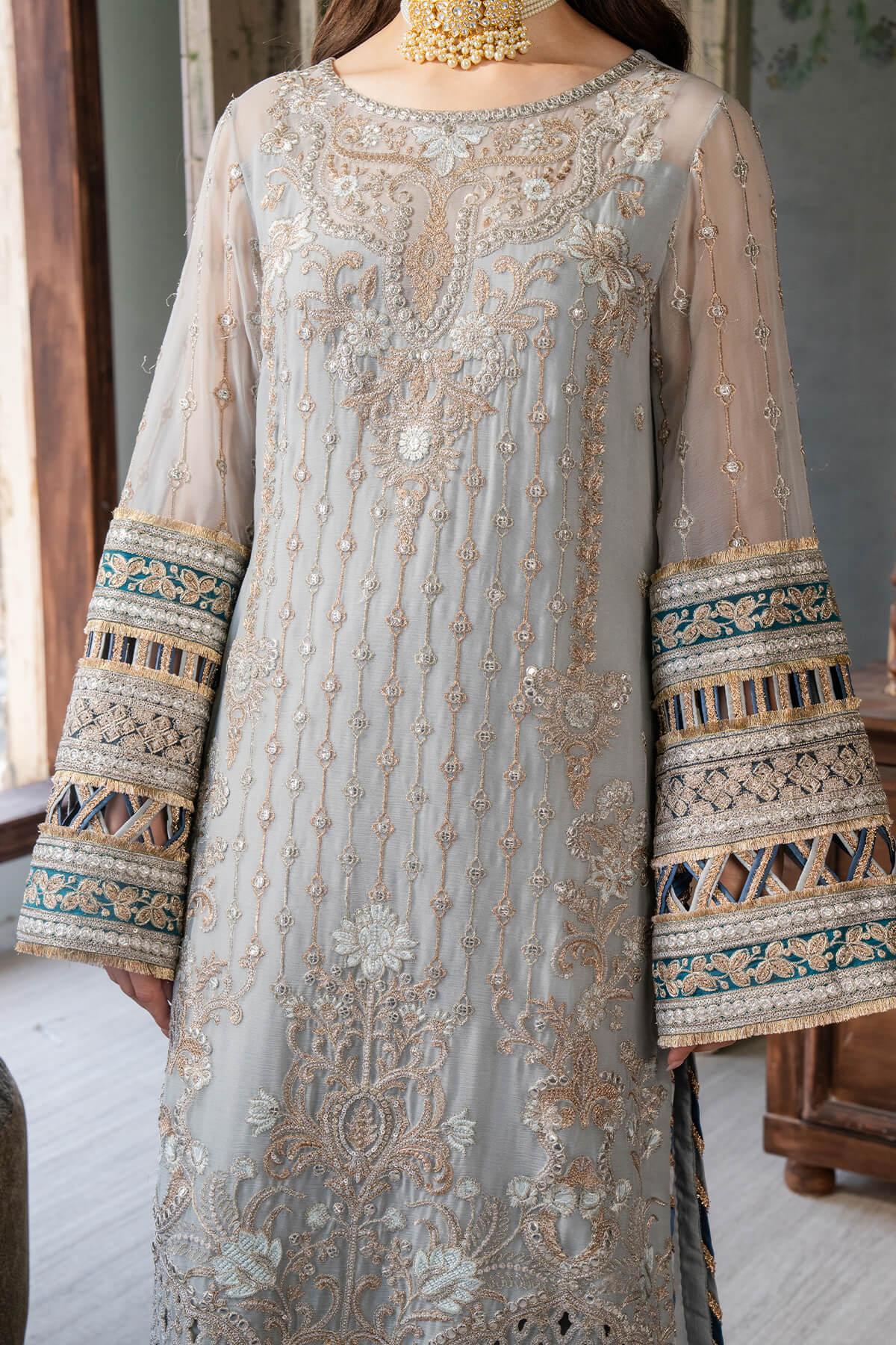 Imrozia Premium | Naina Chiffon | I-190 Rumman - Rang-e-Khaas