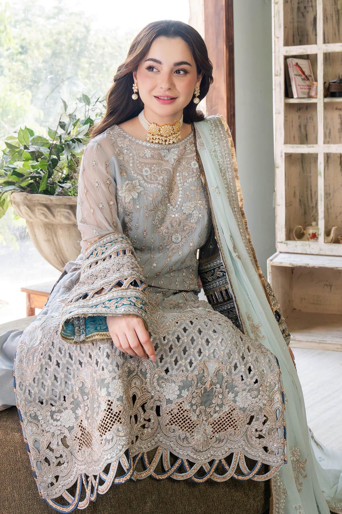 Imrozia Premium | Naina Chiffon | I-190 Rumman - Rang-e-Khaas