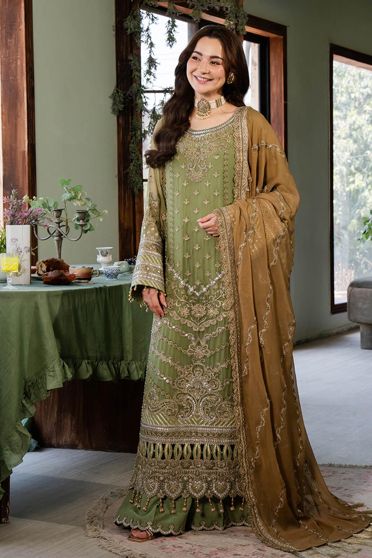 Imrozia Premium | Naina Chiffon | I-191 Aabia - Rang-e-Khaas