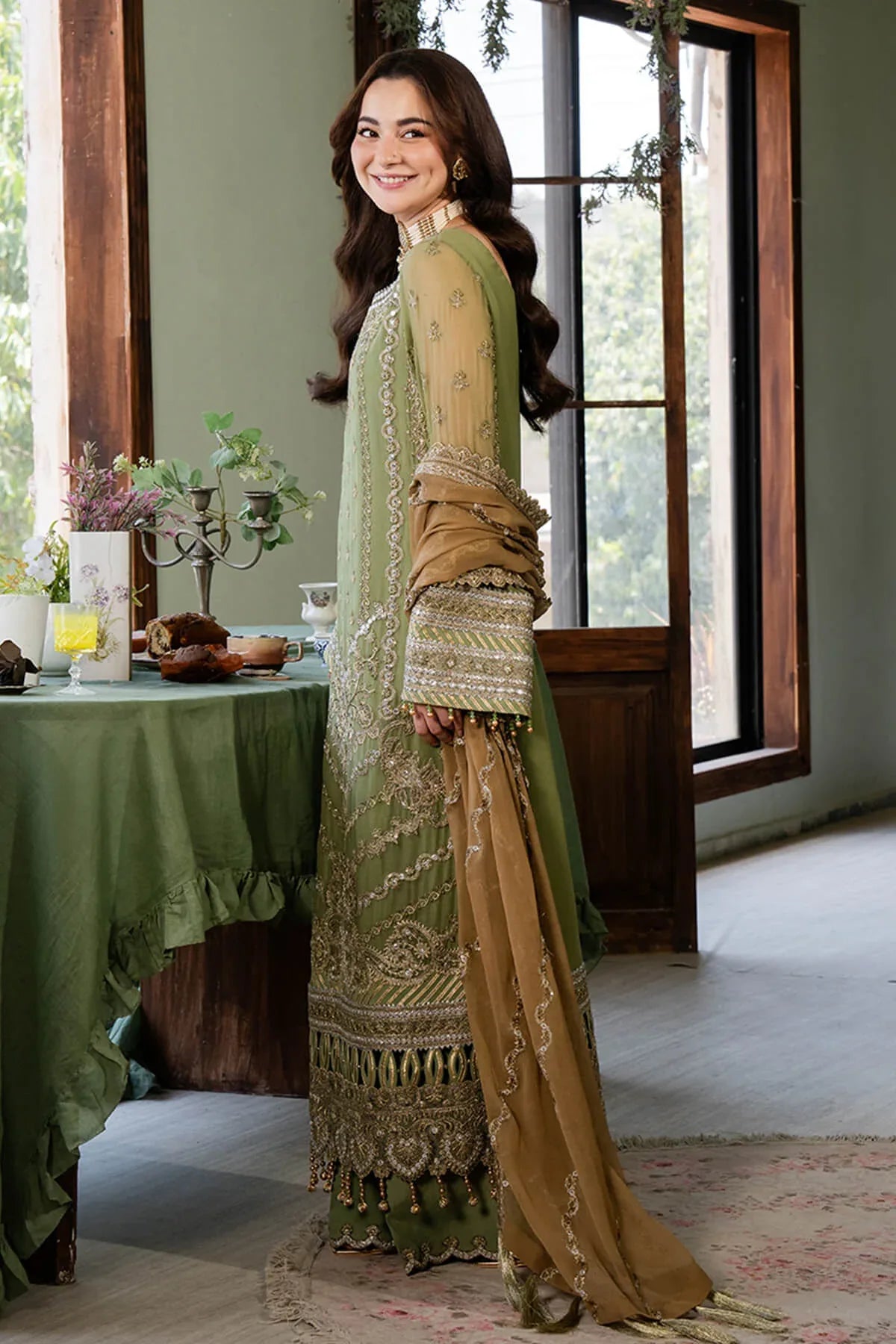 Imrozia Premium | Naina Chiffon | I-191 Aabia - Rang-e-Khaas
