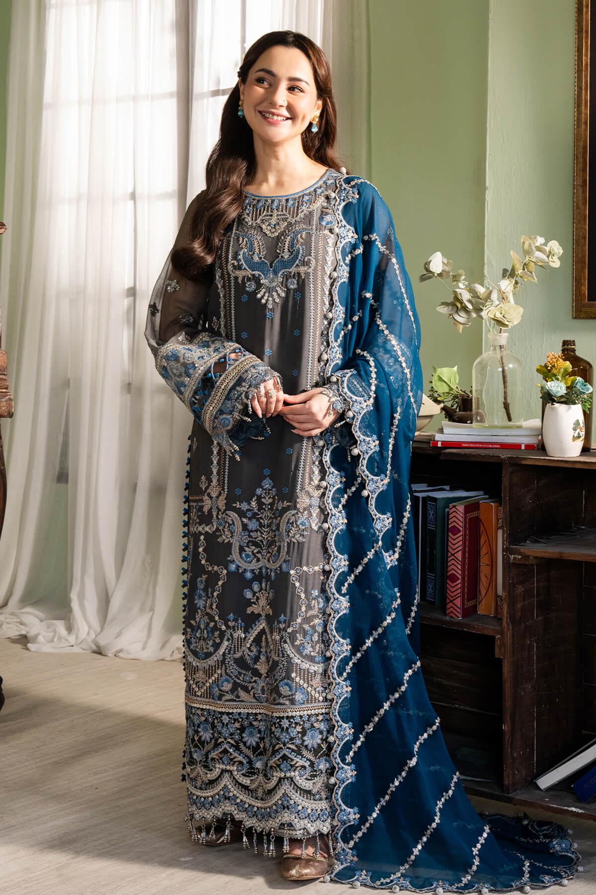 Imrozia Premium | Naina Chiffon | I-192 Nazaha - Rang-e-Khaas