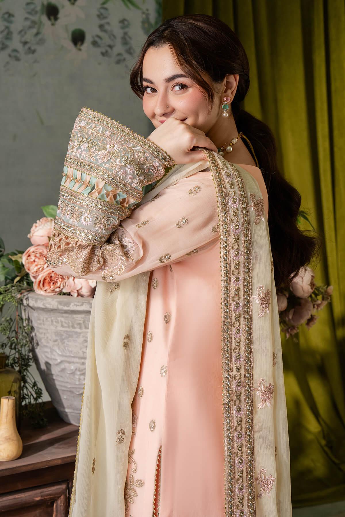 Imrozia Premium | Naina Chiffon | I-193 Kashud - Rang-e-Khaas
