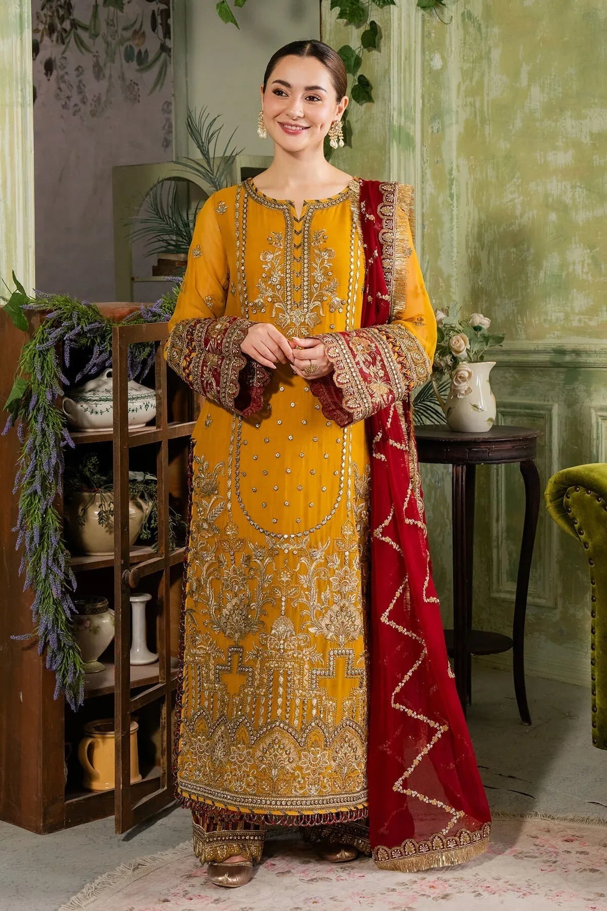 Imrozia Premium | Naina Chiffon | I-196 Naaz - Rang-e-Khaas